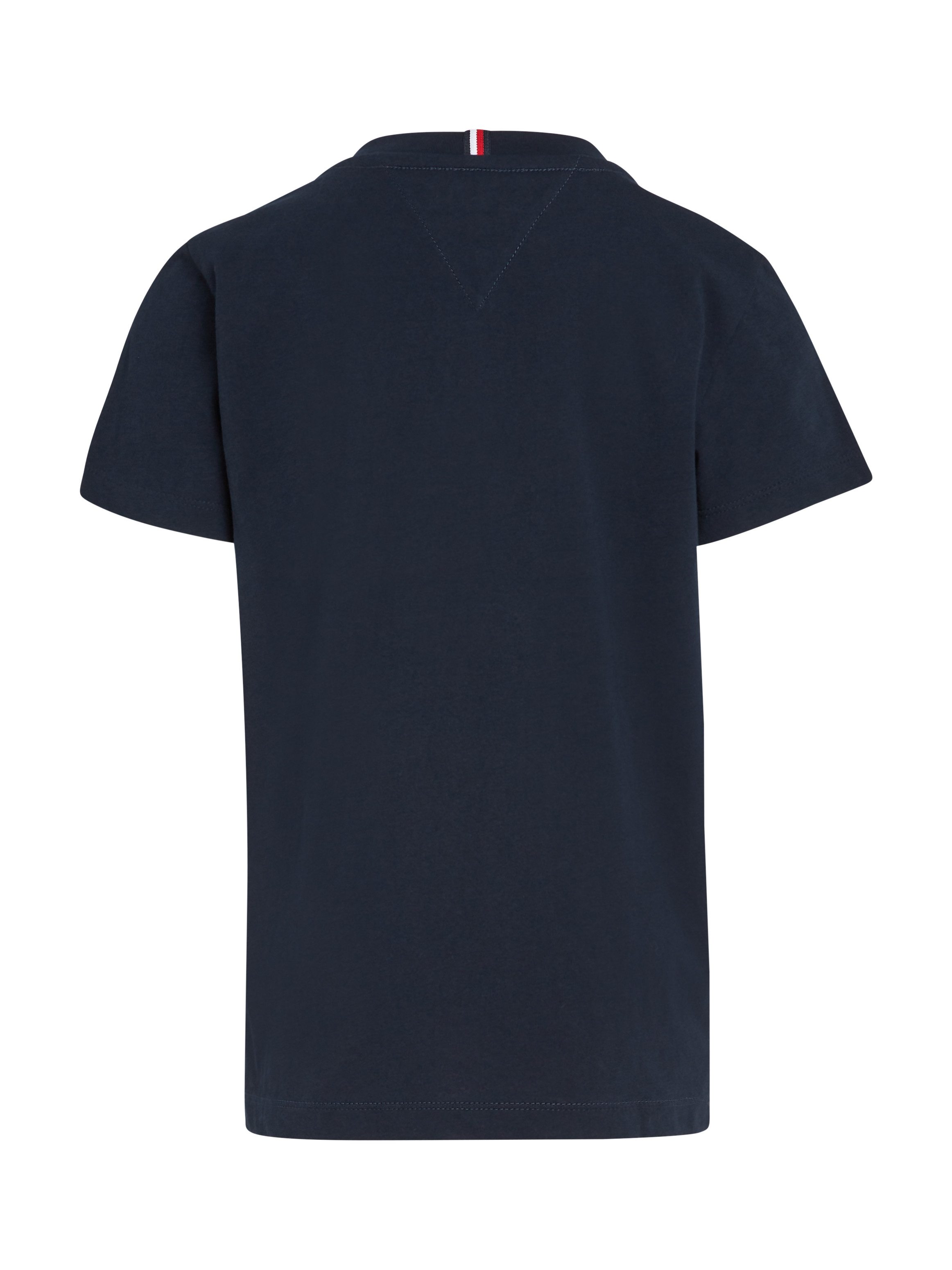 Tommy Hilfiger Shirt met ronde hals MONOTYPE FLOCK REGULAR TEE SS