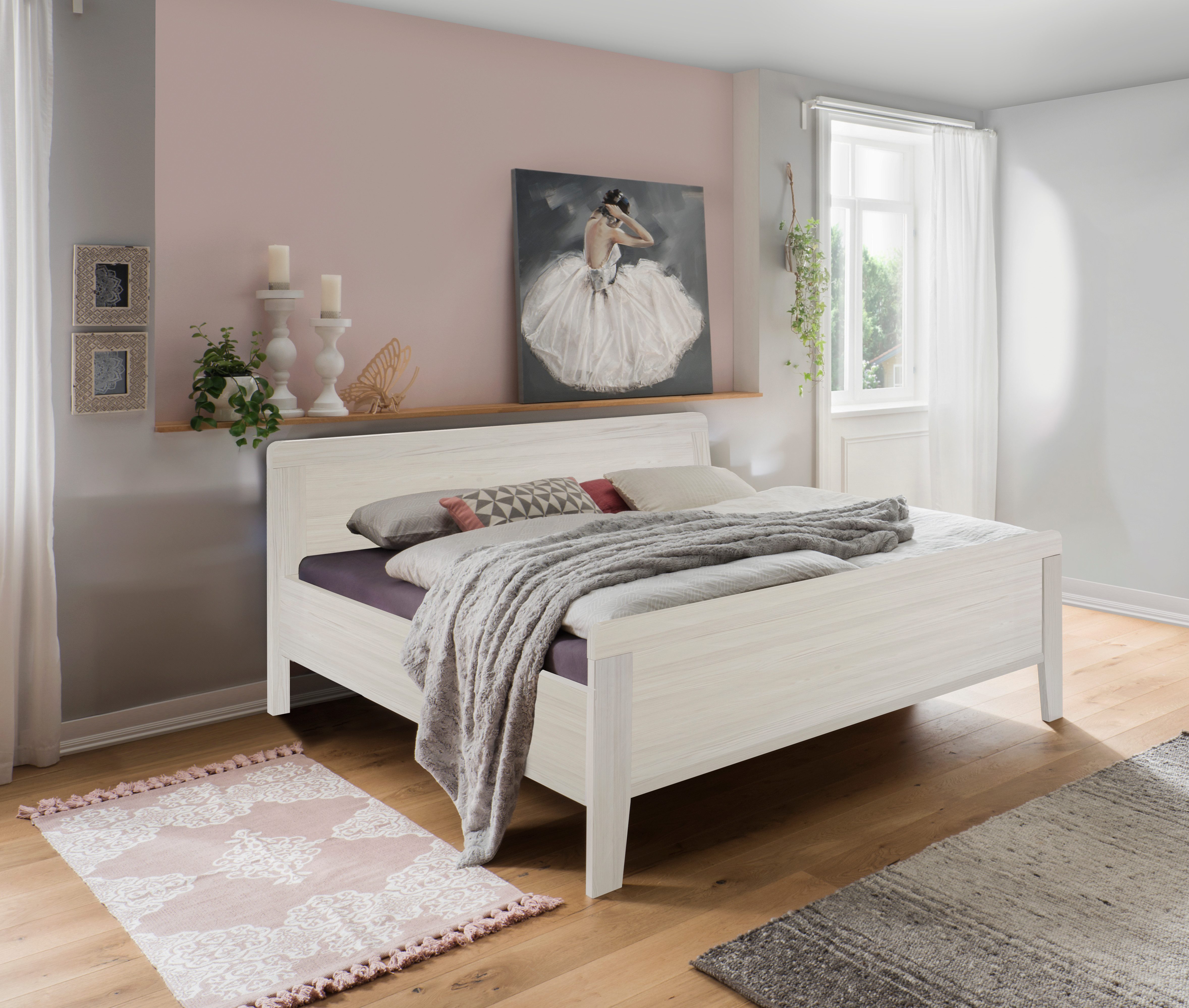 WIEMANN Houten bed Bern viervoudig verstelbare lighoogte
