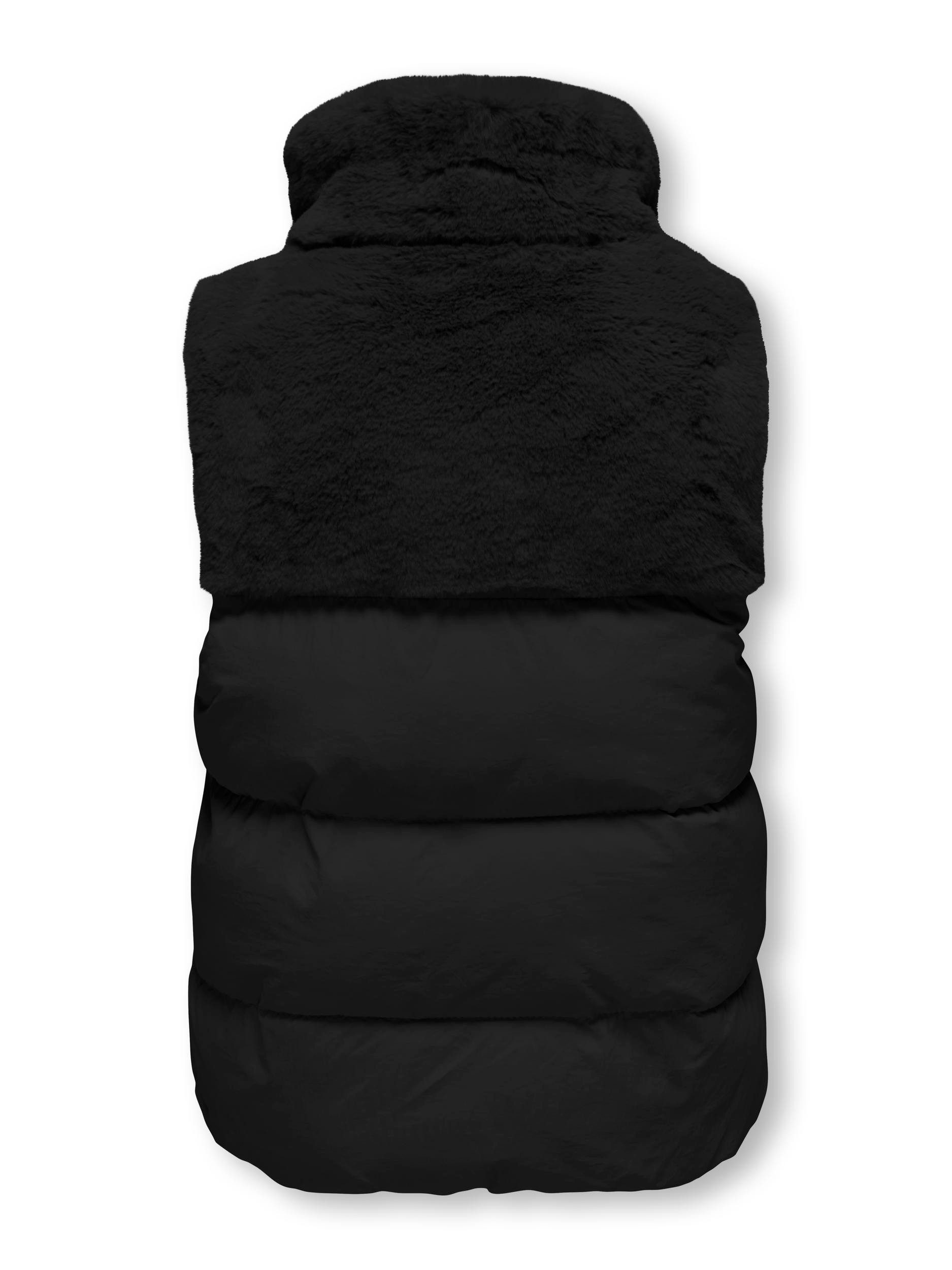 KIDS ONLY Bodywarmer KOGWANJA FUR PUFFER MIX WAISTCOAT OTW
