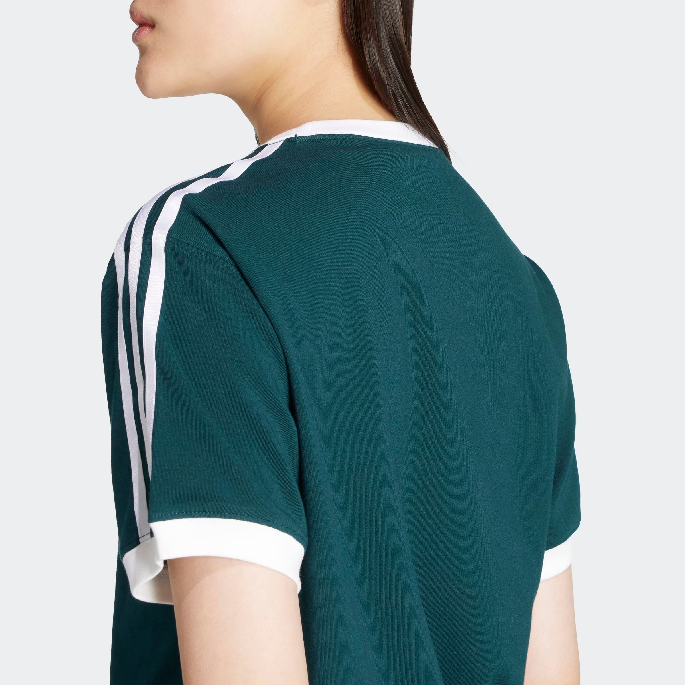 adidas Originals T-shirt 3 STRIPE TEE drie-strepen shirt met trefoil-logo