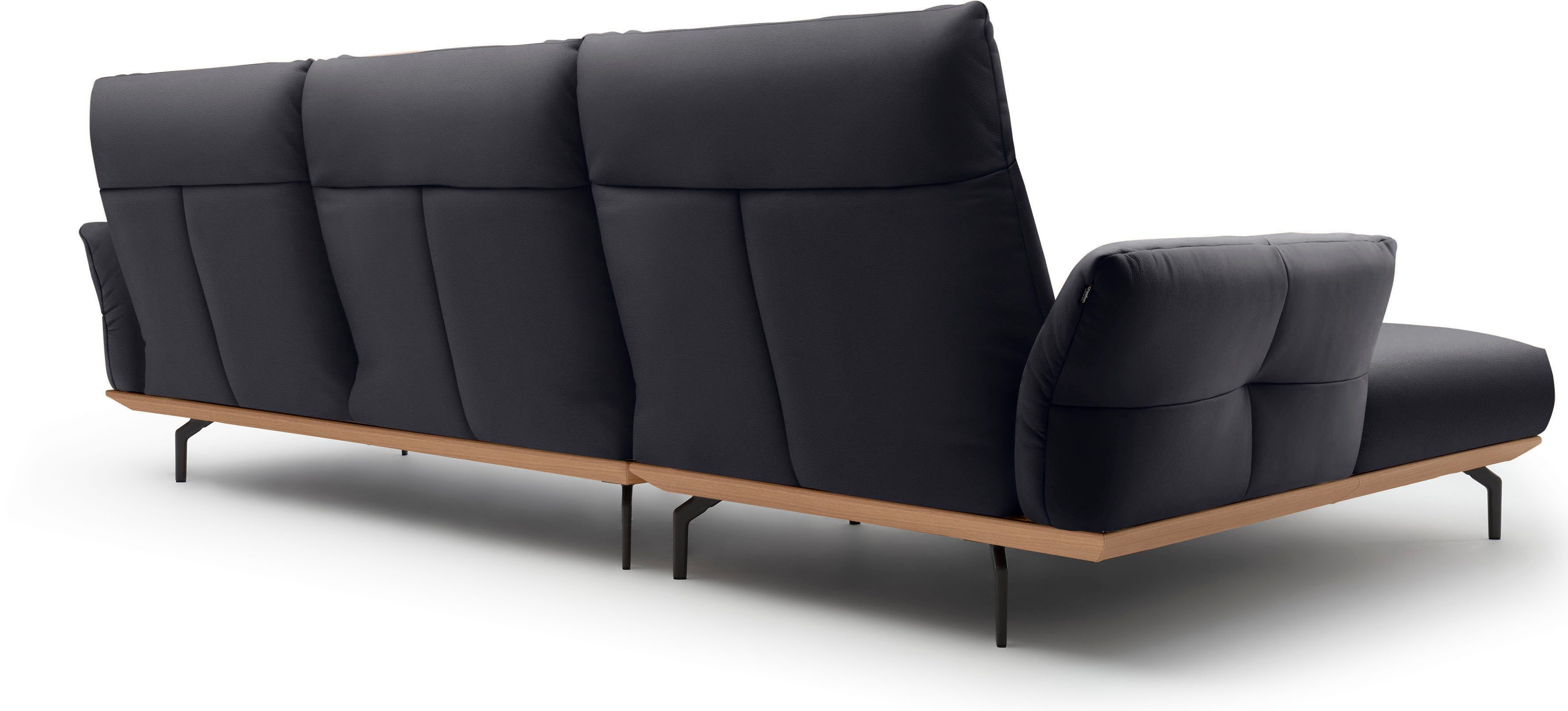Creation BY ROLF BENZ Hoekbank Hs.460 Sokkel in eiken, onderstel in umbra grijs, breedte 318 cm