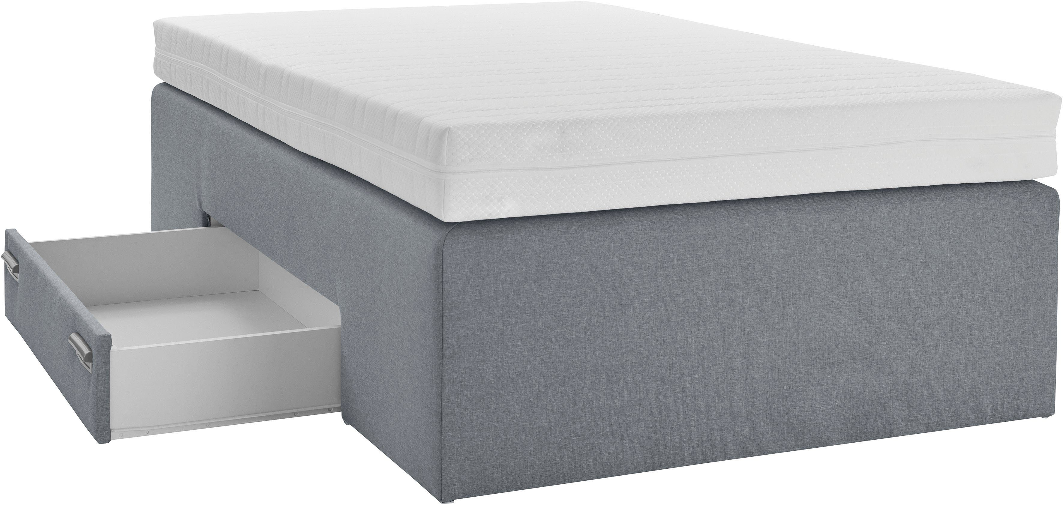 Westfalia Polsterbetten Boxspring met geïntegreerde lade, vrij plaatsbaar