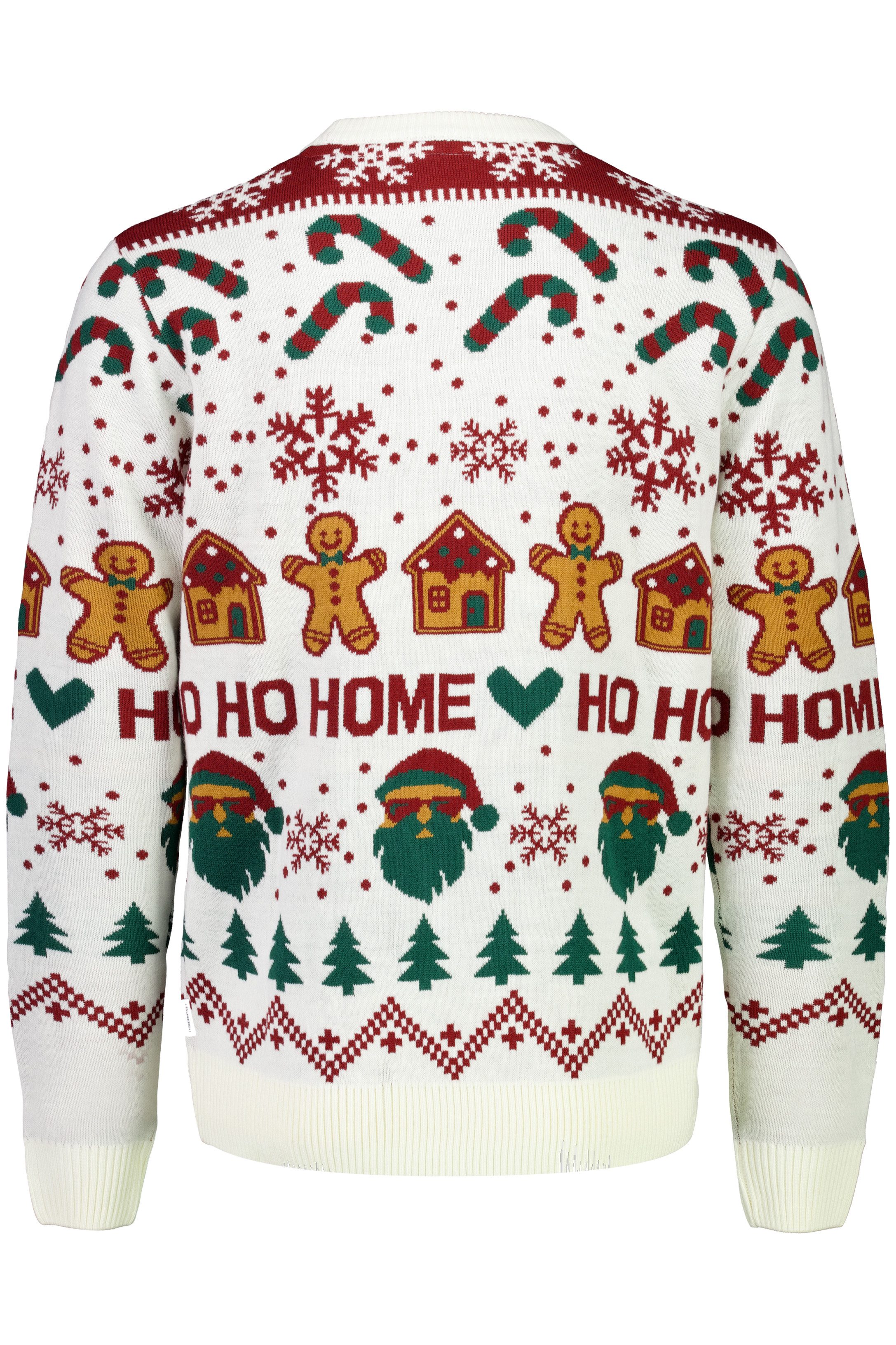 LINDBERGH Kersttrui met intarsia-motief