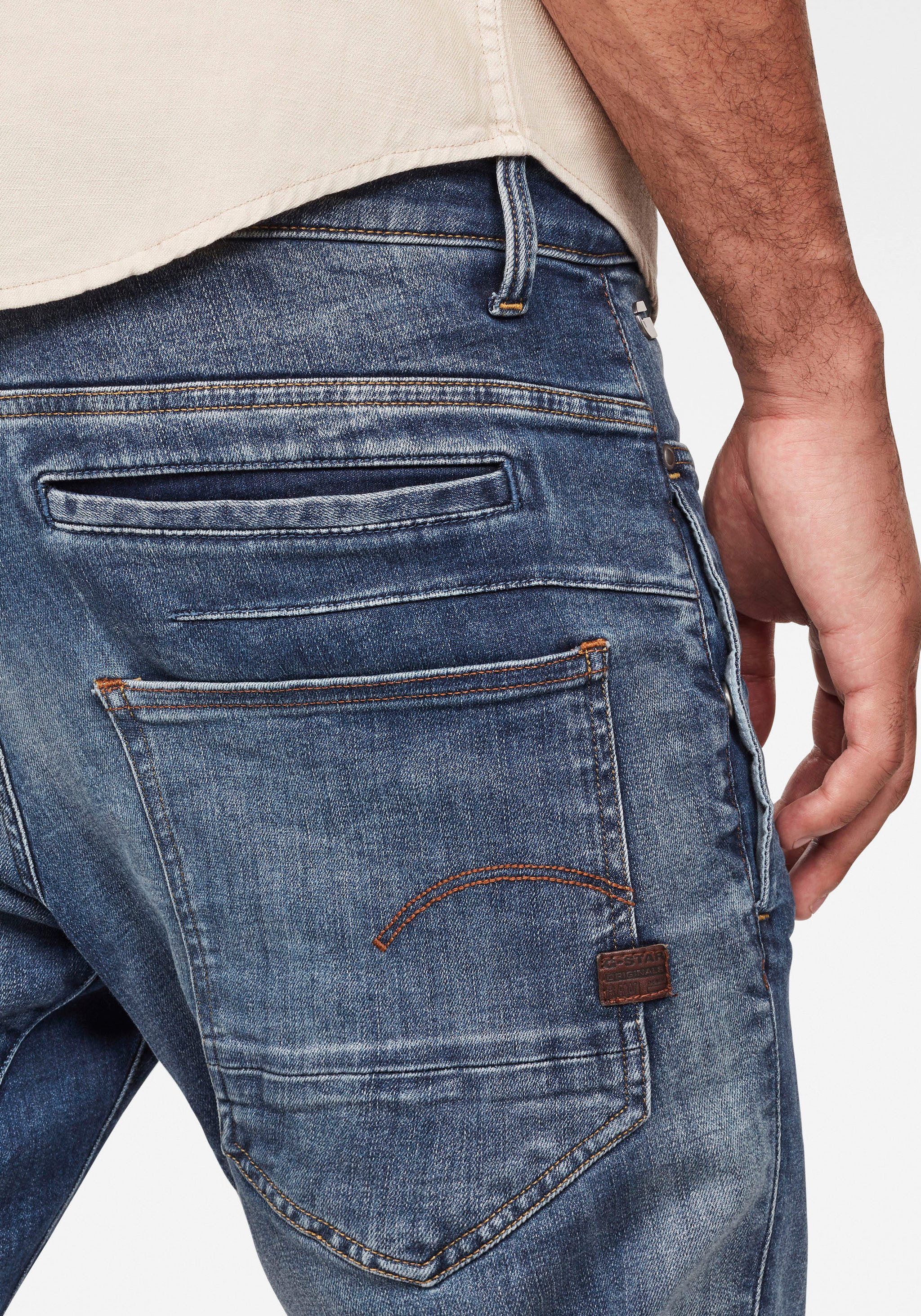 G-Star RAW Slim fit jeans 3301 Slim met mooie wassing en elastaan