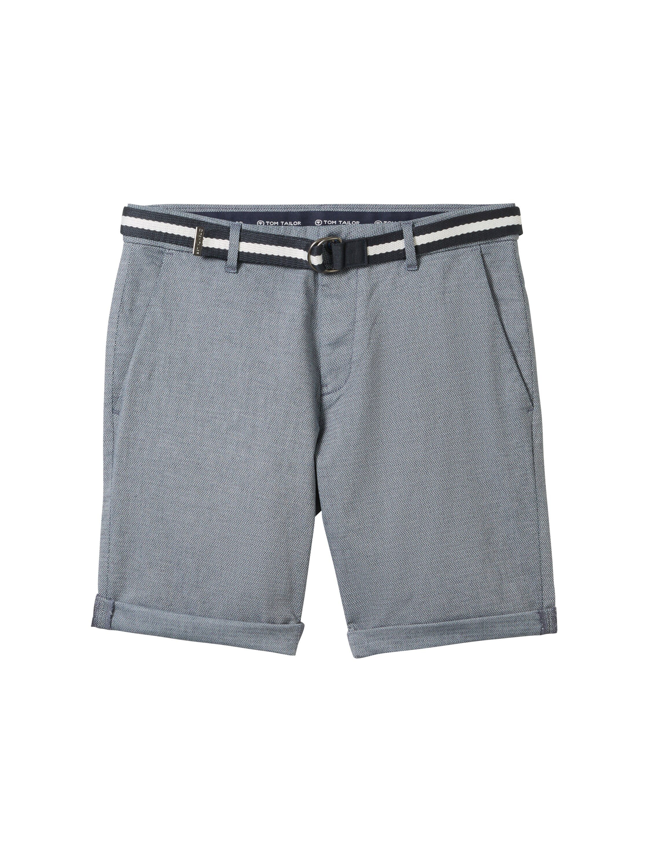Tom Tailor Bermuda met riem