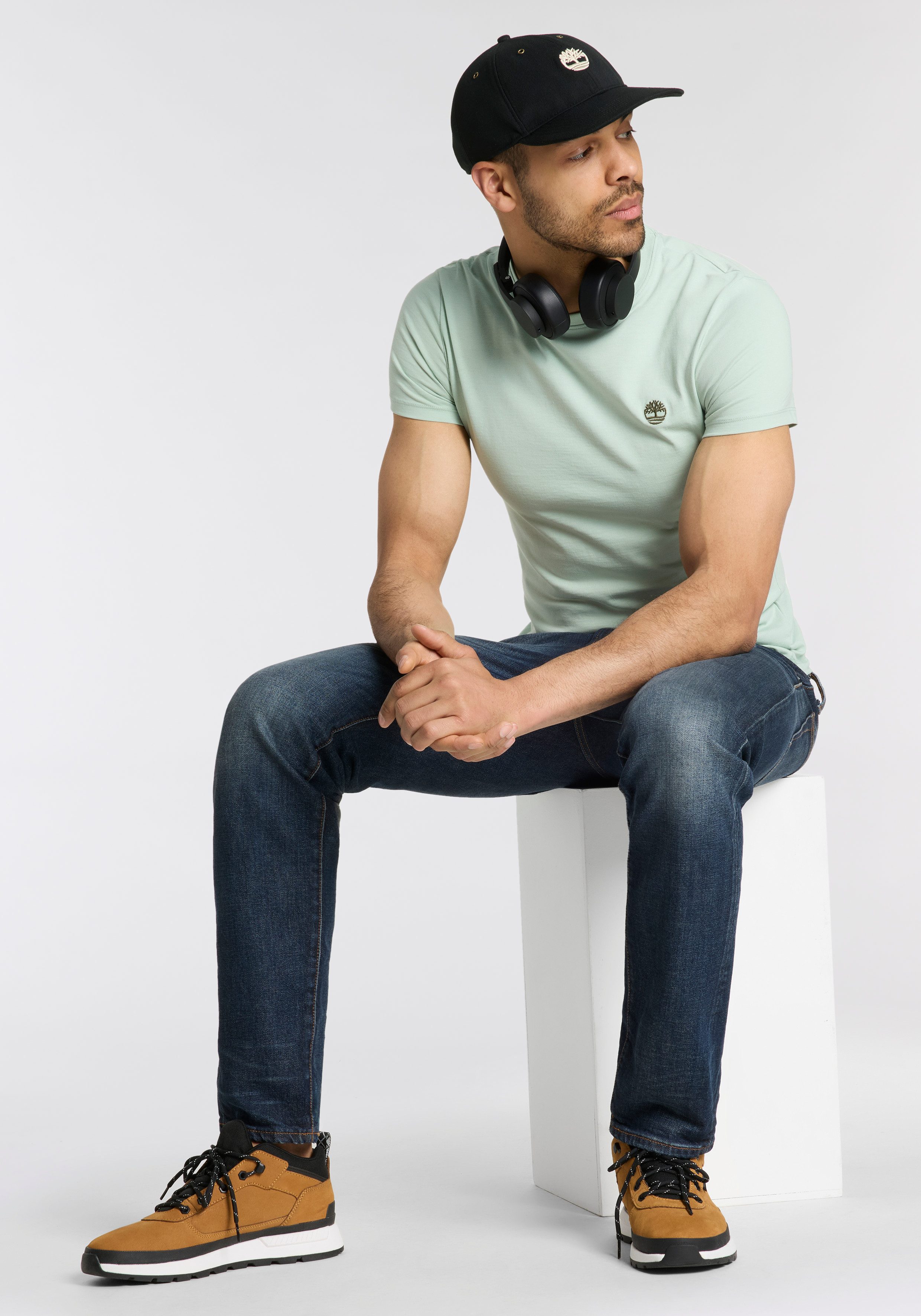 Timberland T-shirt DUNSTAN RIVER Short Sleeve Tee (1-delig)