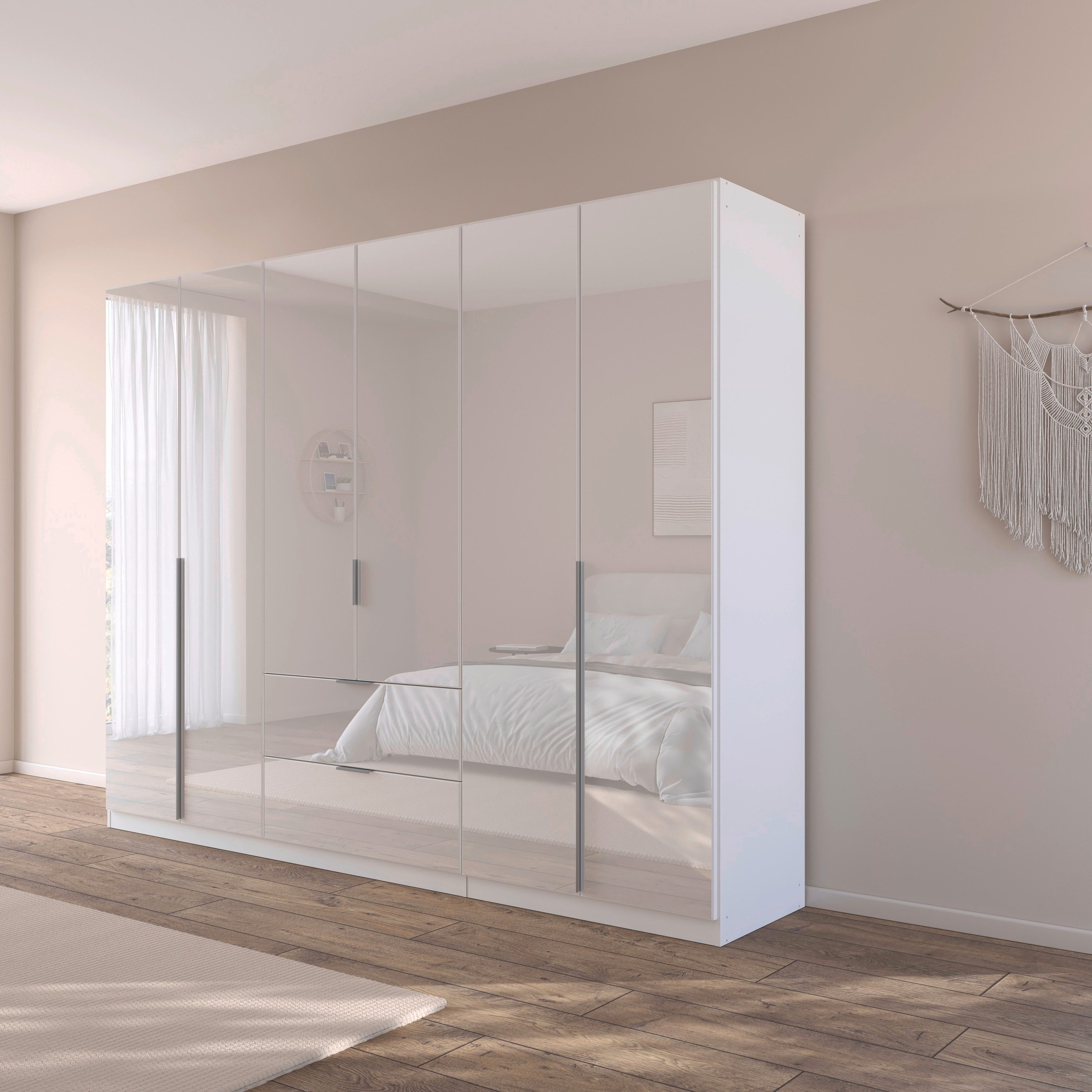 rauch Draaideurkast Kledingkasten kast garderobe AGORDO met glazen front