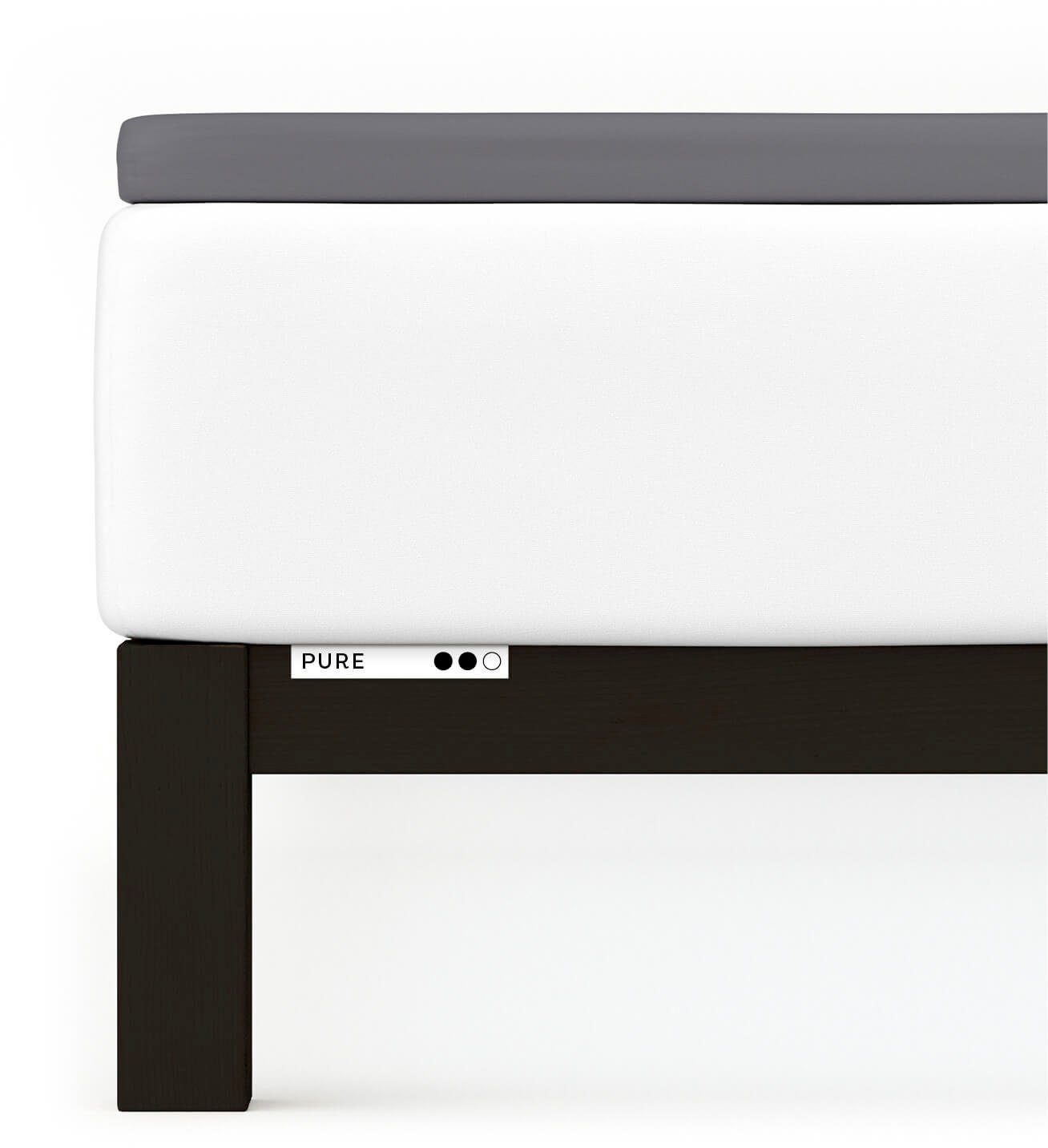 Schlafgut Hoeslaken PURE TOPPER in maat 90x200, 140x200 of 180x200 cm, hoes voor topper van 100% biologische katoen, voor matrassen tot 10 cm hoogte, beddengoed (1 stuk)
