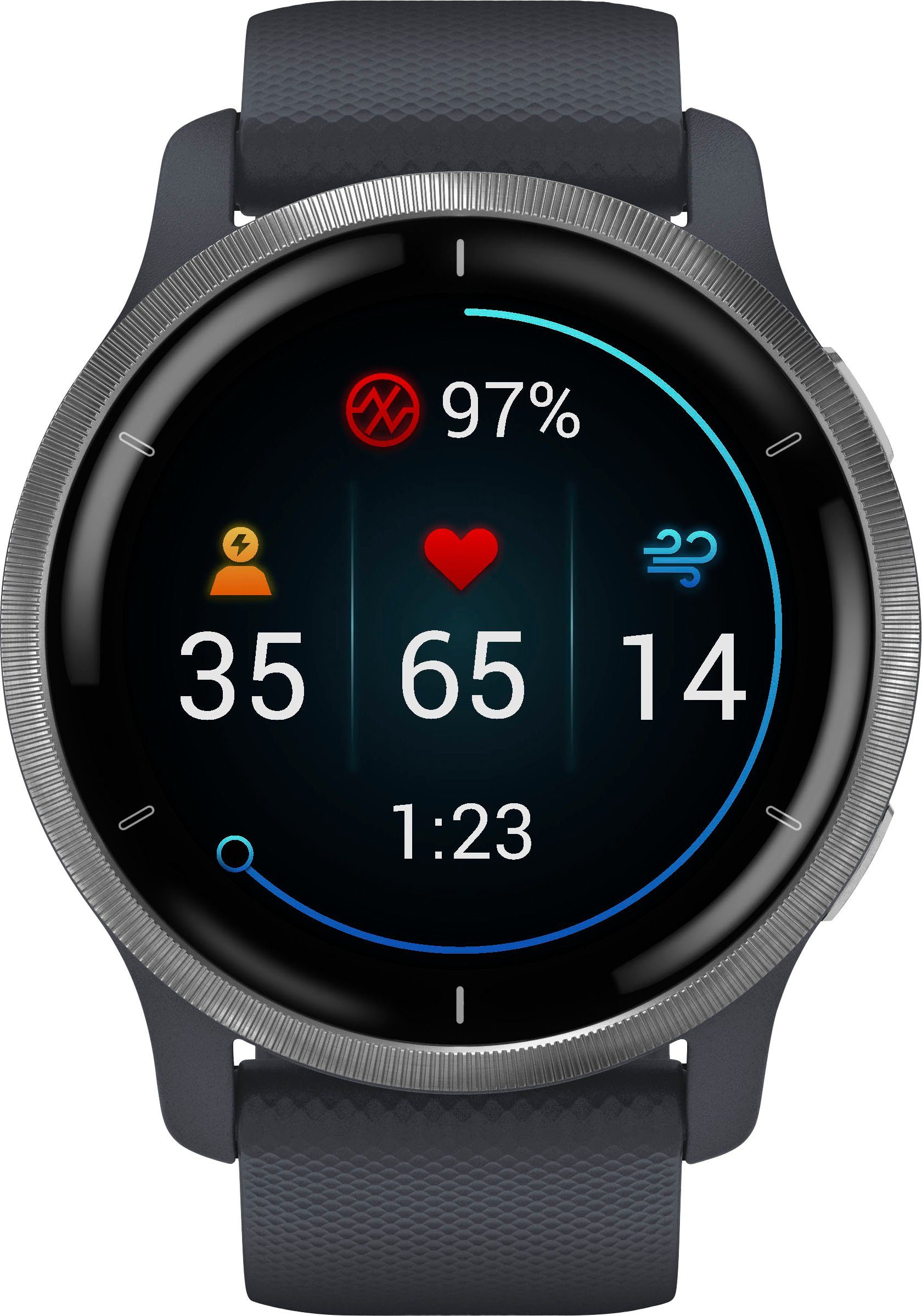 Garmin Smartwatch Venu 2S 25 reeds geïnstalleerde sport-apps