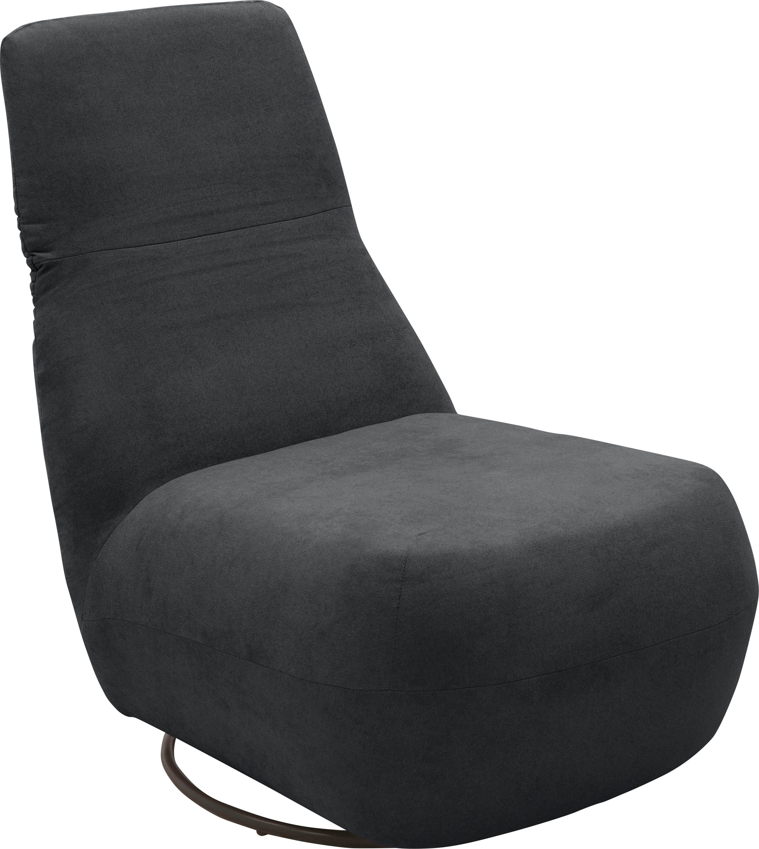 andas Relaxfauteuil Emberson stoel, rugleuning opklapbaar, draaistoel Verstelbare rugleuning, draaifunctie, naar keuze ook Swivel (wip) functie