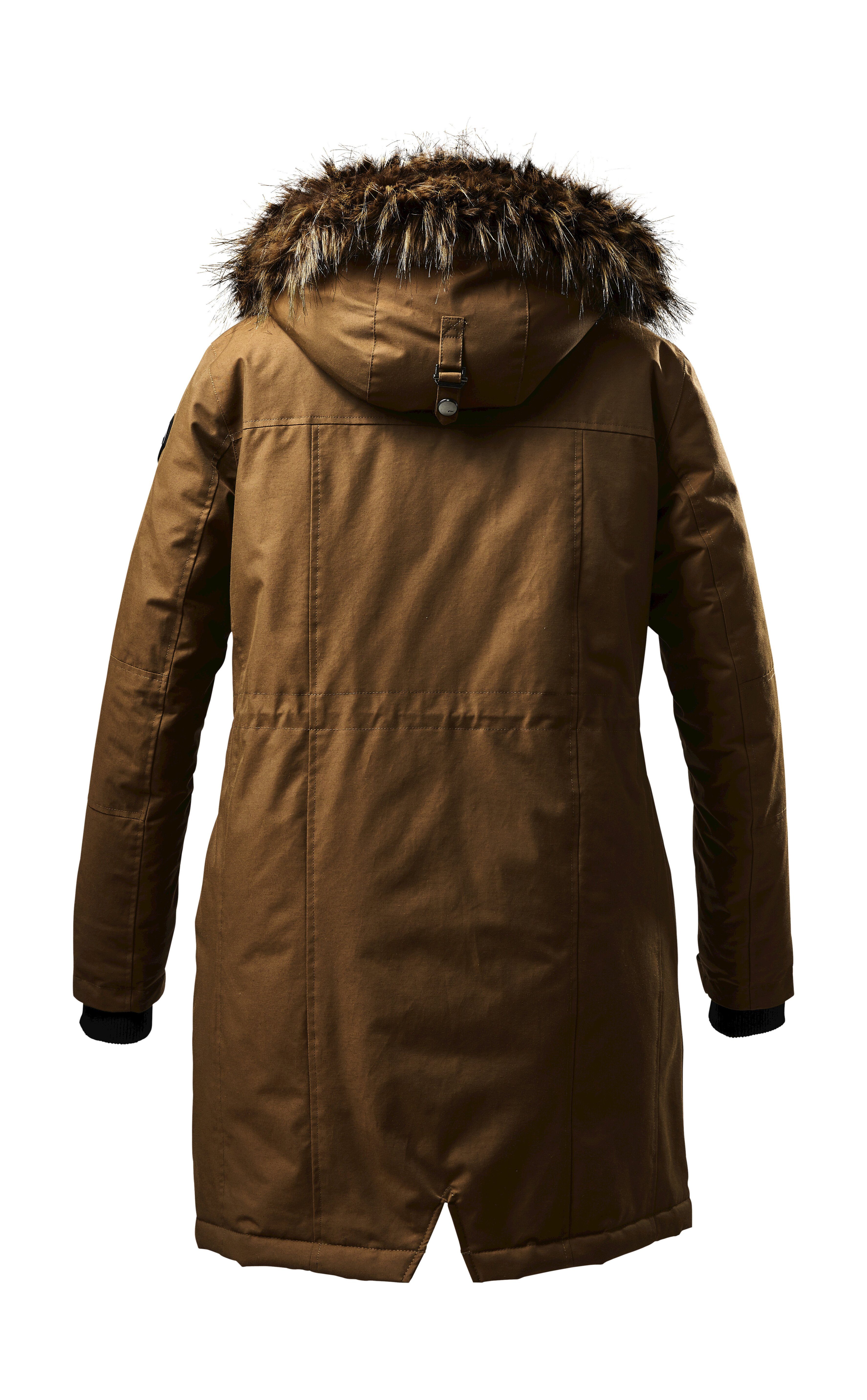 STOY Parka WMN PRK C Stijlvolle, waterdichte parka met afneembare capuchon en kunstbont