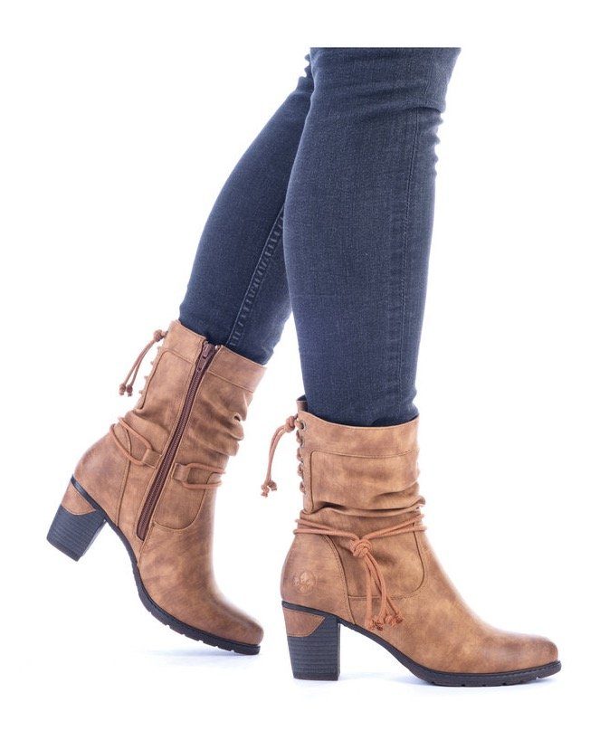 Rieker Cowboylaarsjes , westernlaarzen, laarzen met slouchy schacht