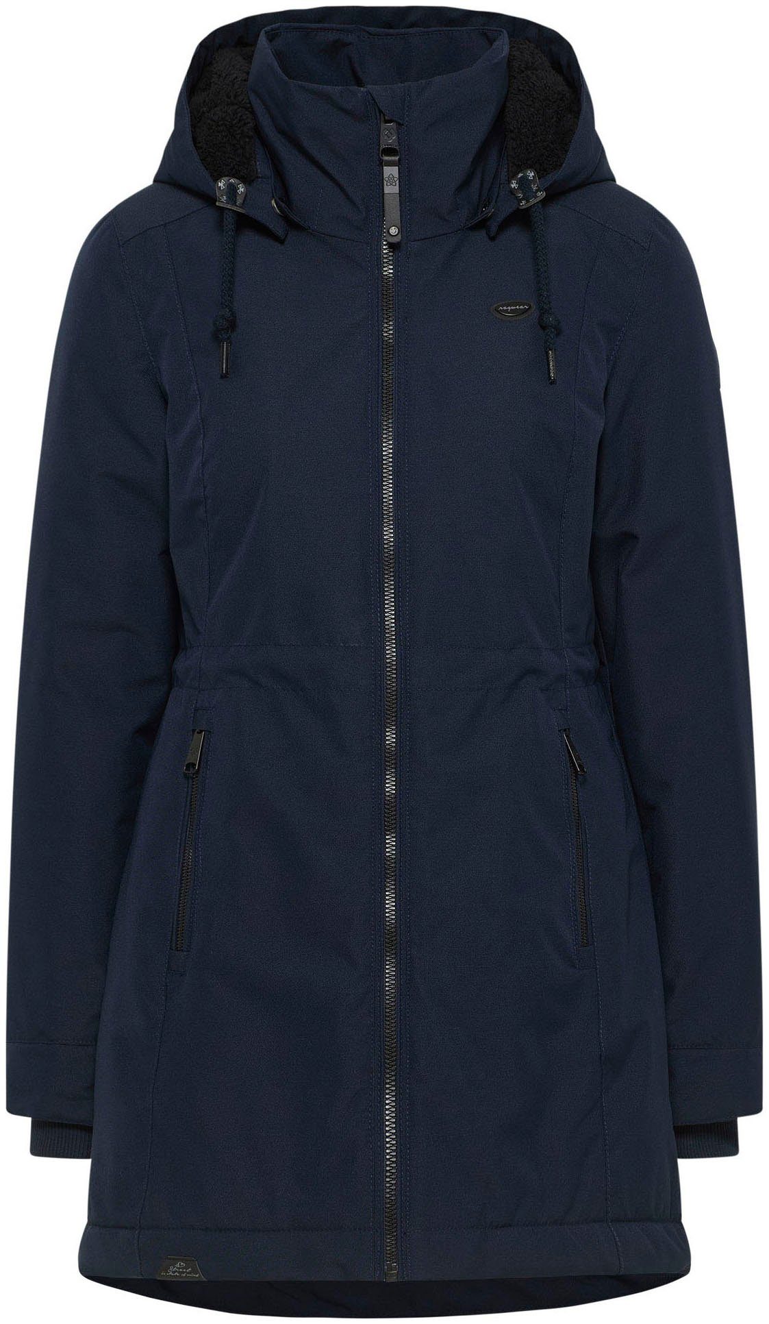 Ragwear Outdoorjack DAKKOTA achterkant iets langer gesneden dan voorkant