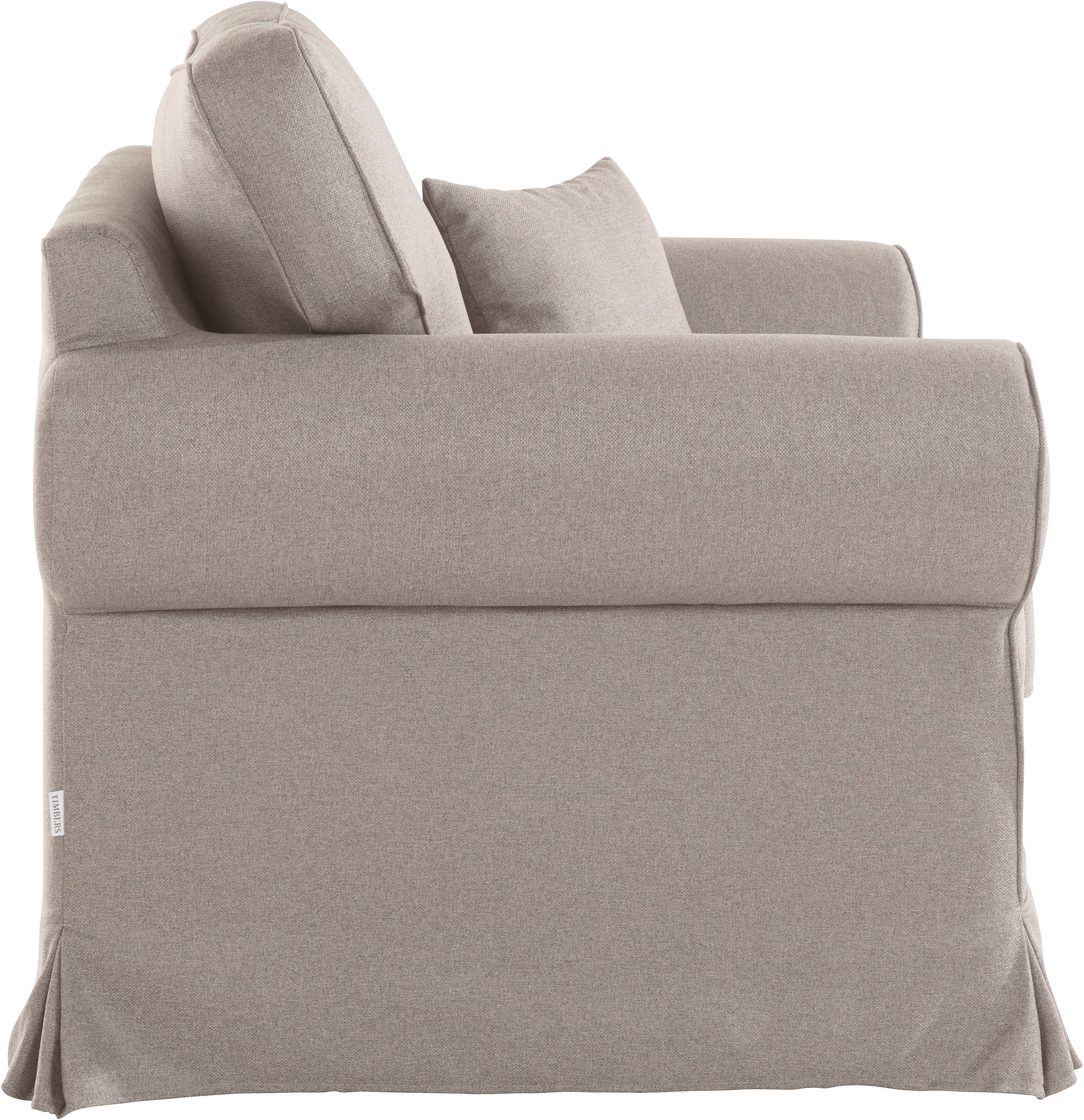 Home affaire Fauteuil Shadmoor Hoezen-look, in uni of met bloemenprint, passend bij de Shadmoor-serie