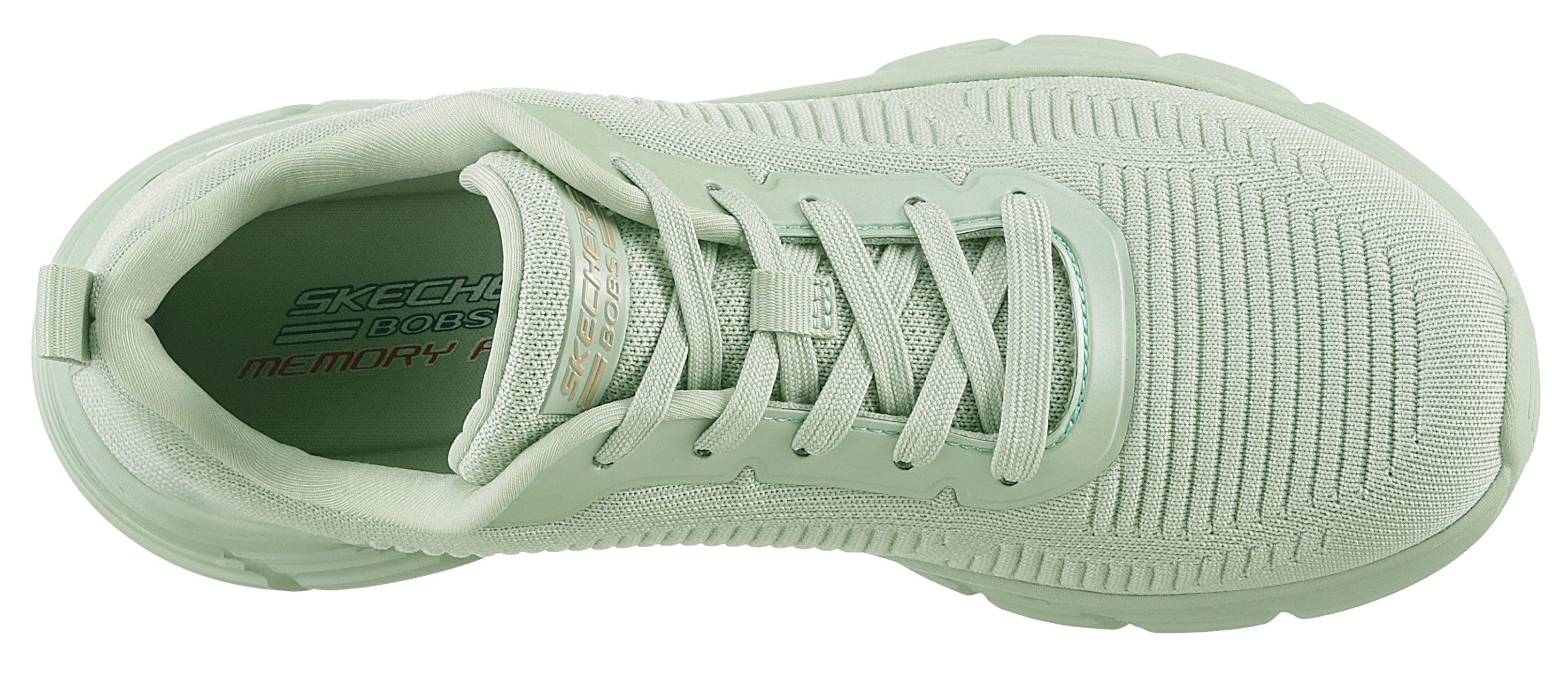 Skechers Sneakers BOBS B FLEX HI-FLYING HI , trainingsschoen, veterschoen, vrijetijdsschoen in vegan verwerking