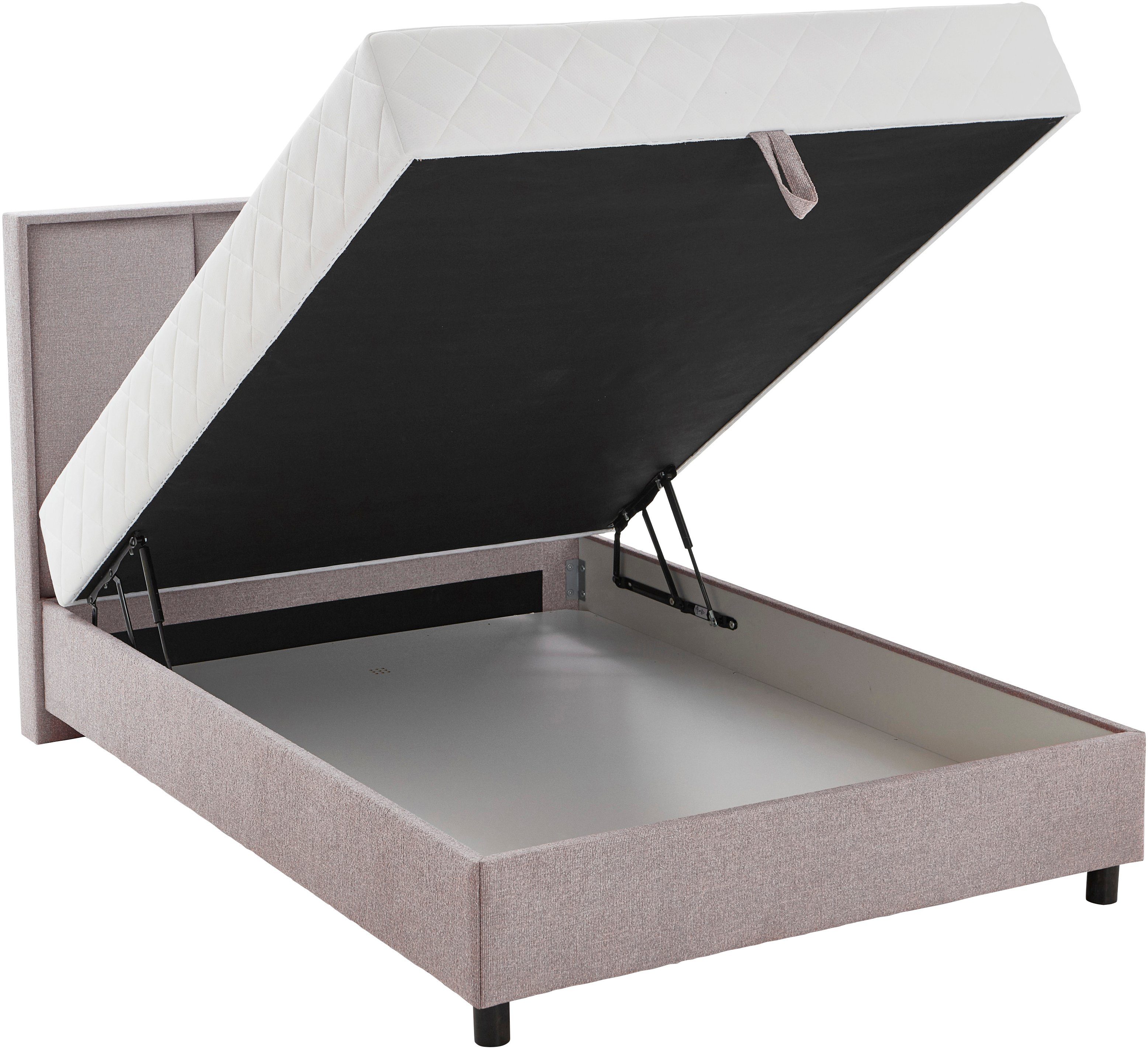 ATLANTIC home collection Boxspring ARLA met pocketveringsmatras en bedkist