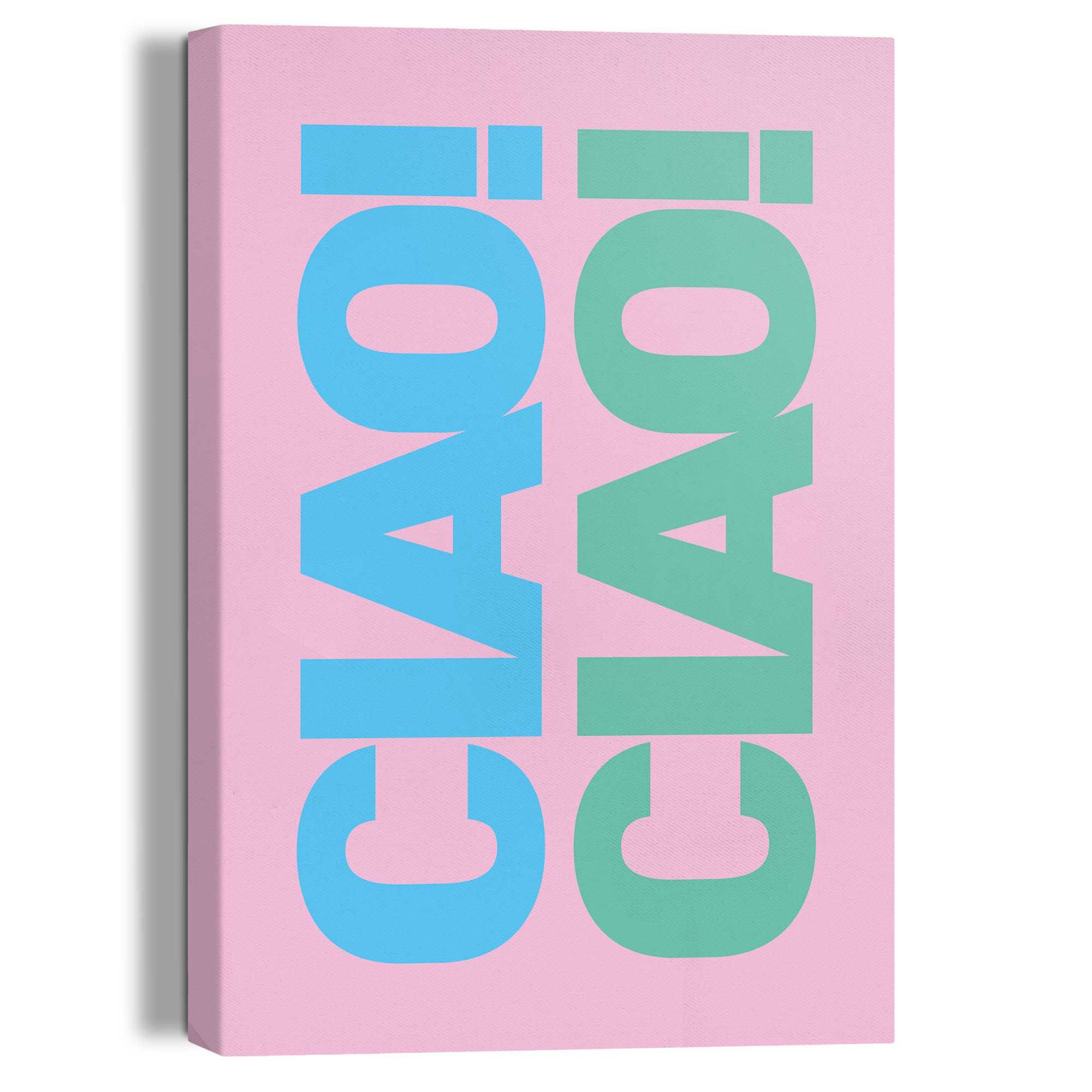 Reinders! Artprint op linnen Ciao Ciao