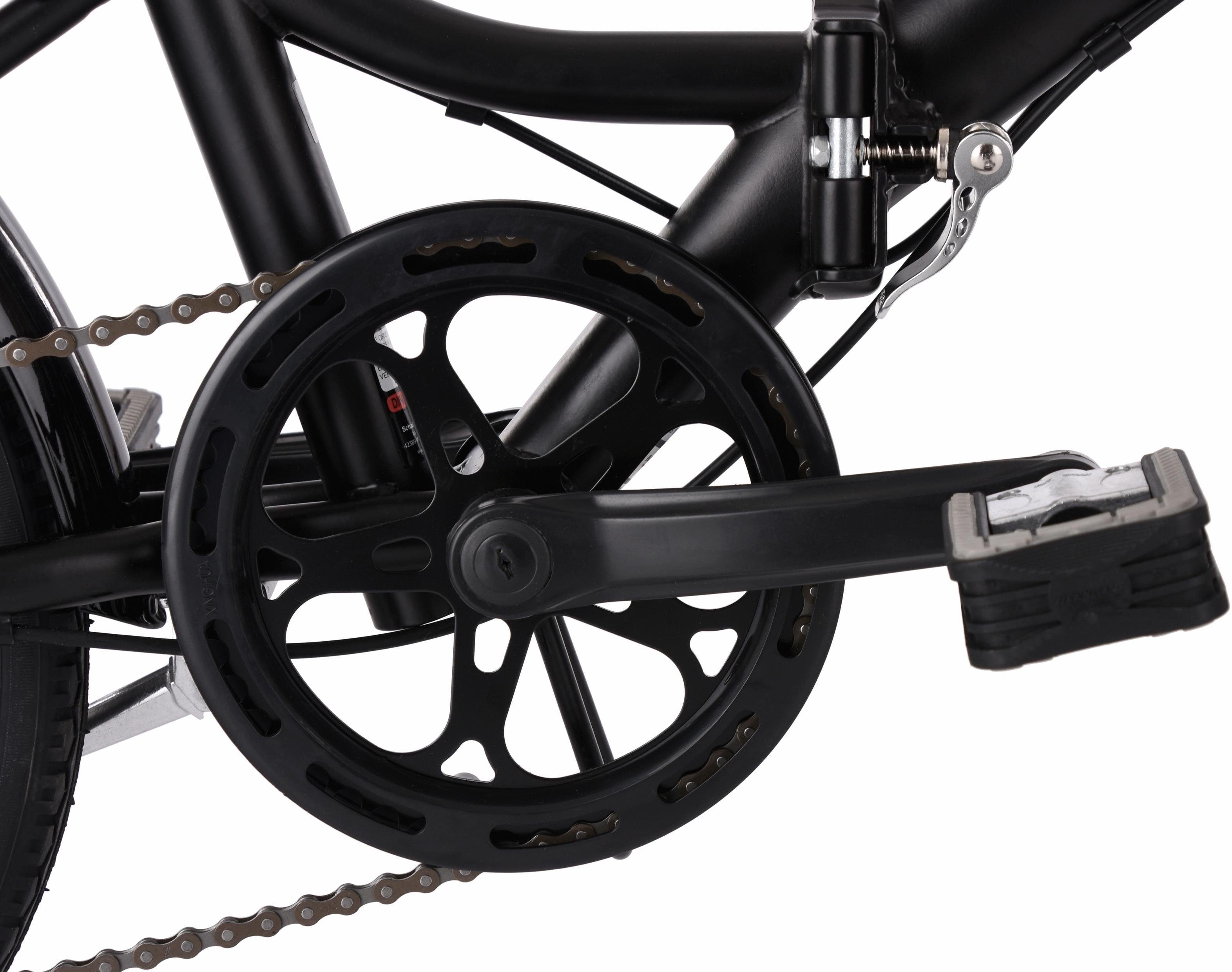 KS Cycling Vouwfiets Foldtech voor dames en heren, kettingversnelling