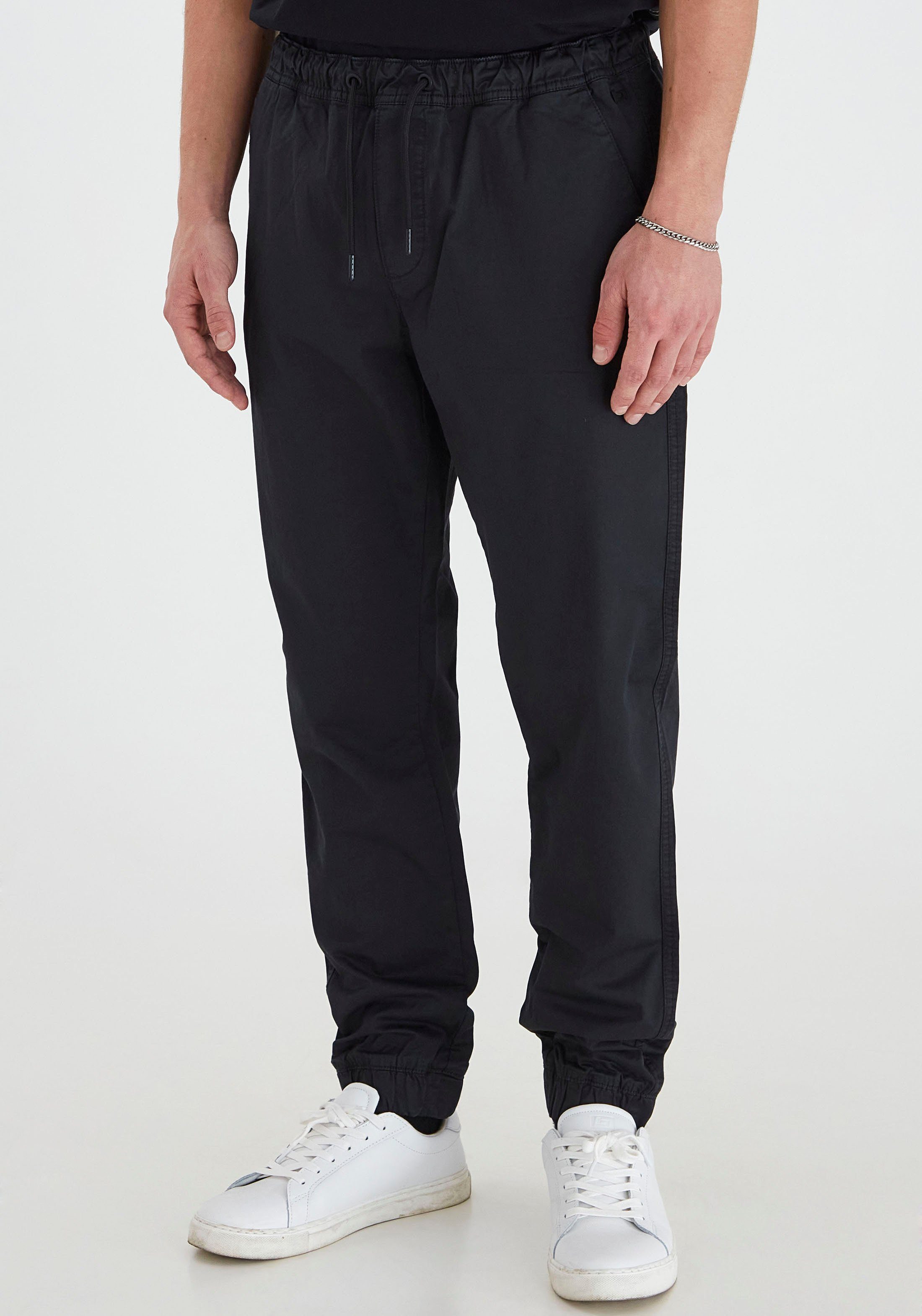 Blend Stoffen broek BHNIMBU pants met een rijgkoord en elastische band heren broeken maat XXL zwart