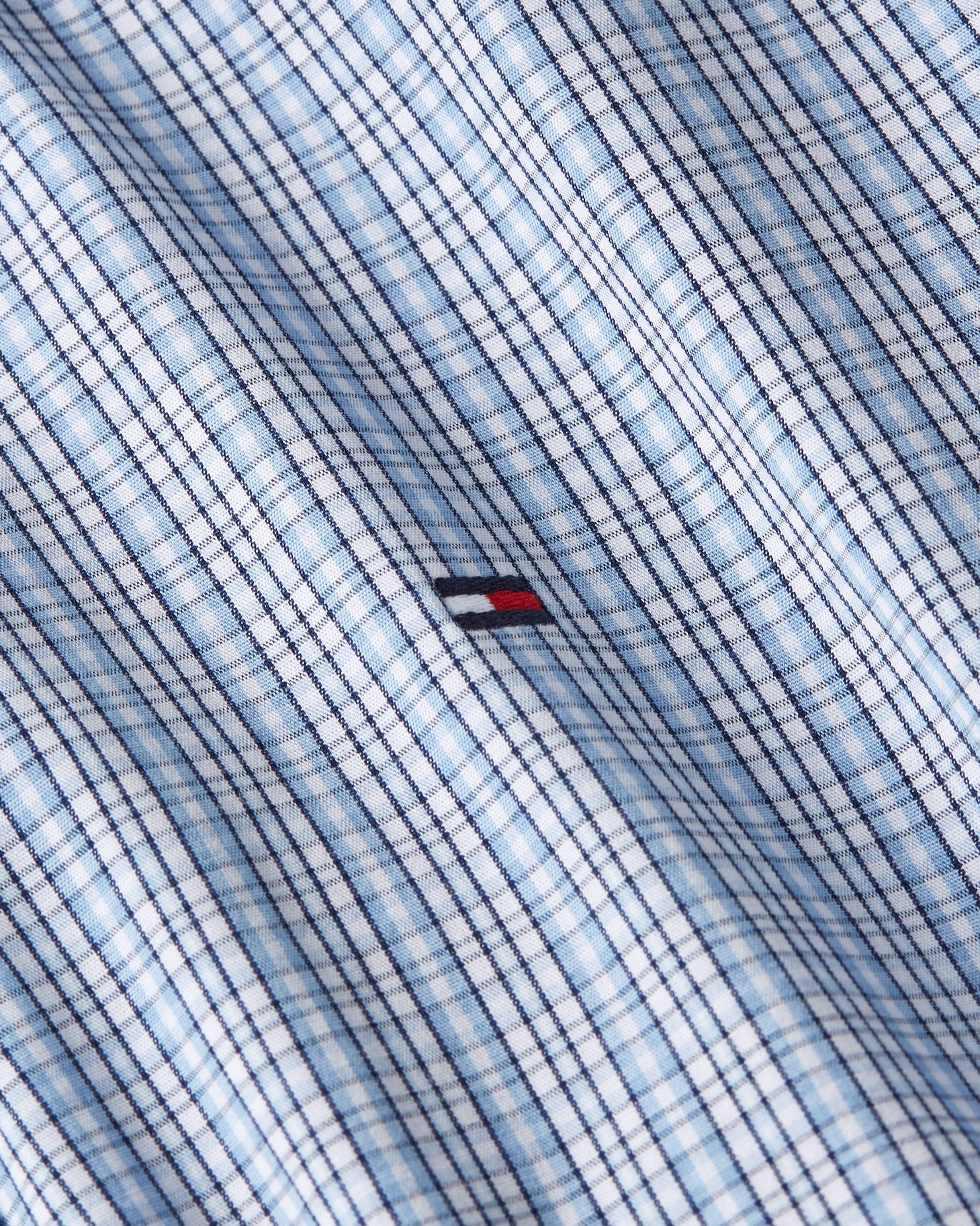 Tommy Hilfiger Overhemd met lange mouwen FLEX POPLIN SMALL TARTAN SHIRT