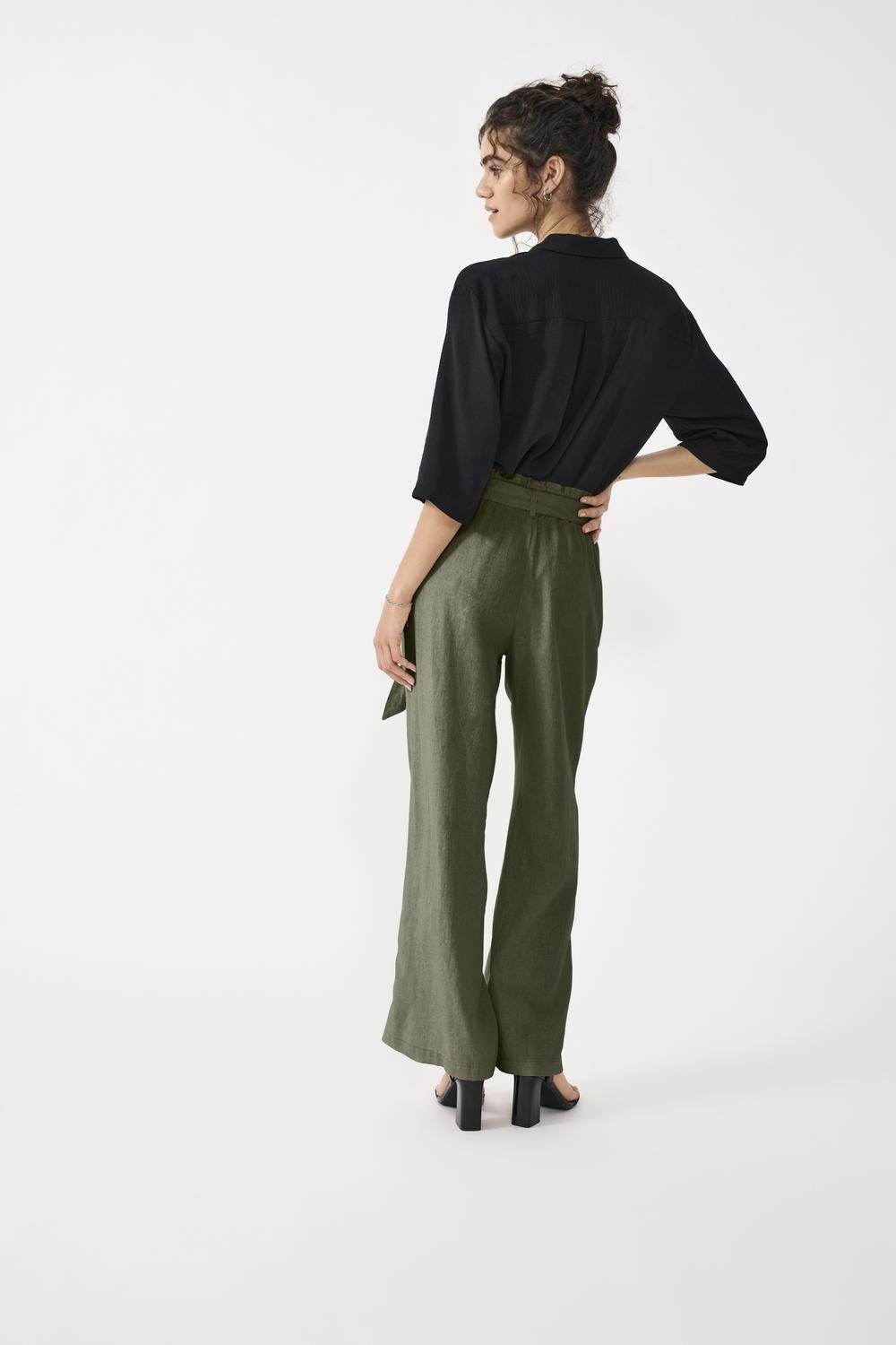 JDY Culotte JDYSAY MW LINEN BELT PANT WVN NOOS