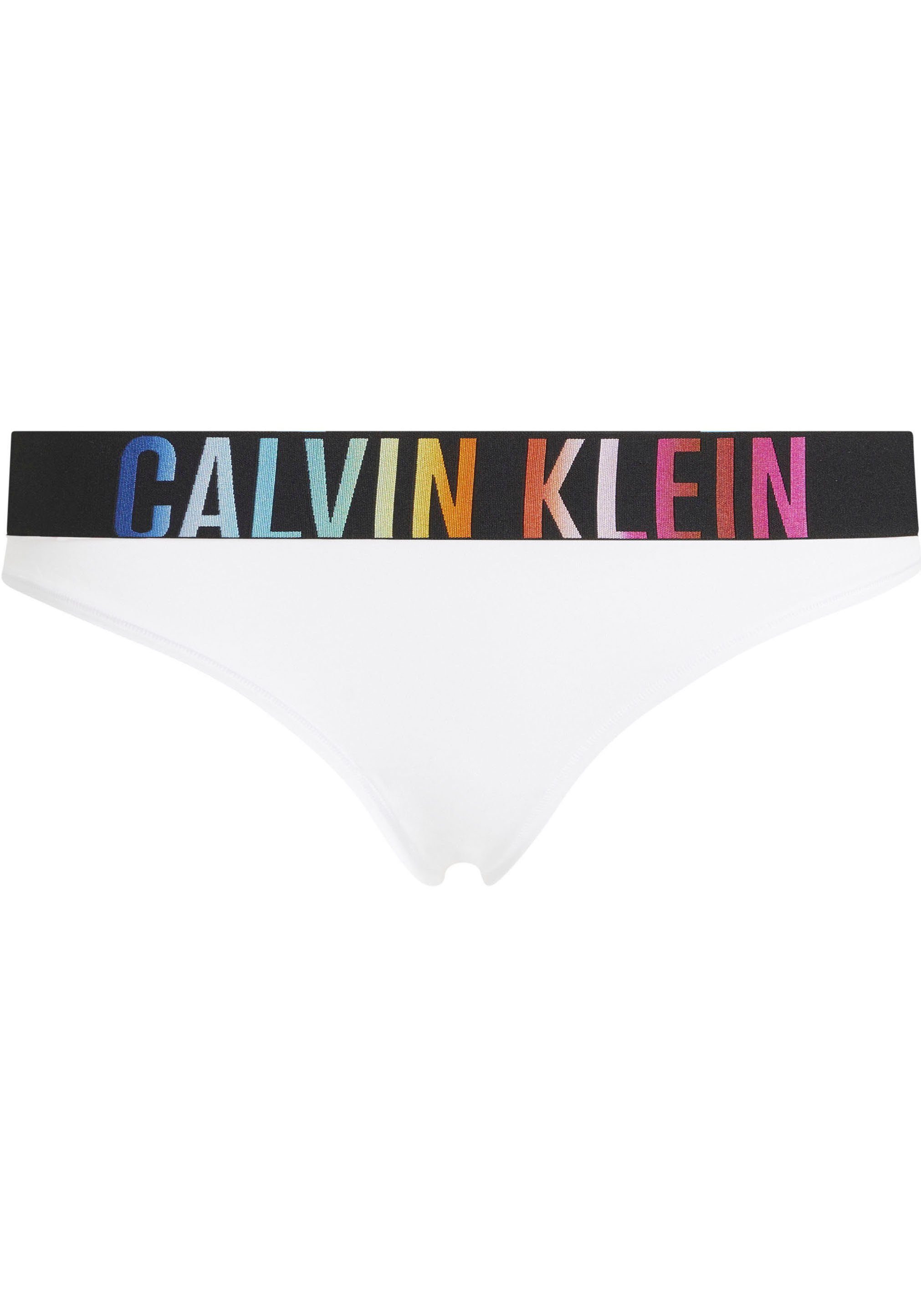 Calvin Klein String THONG met meerkleurige logo-inscripties