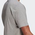 adidas performance t-shirt essentials embroidered small logo grijs