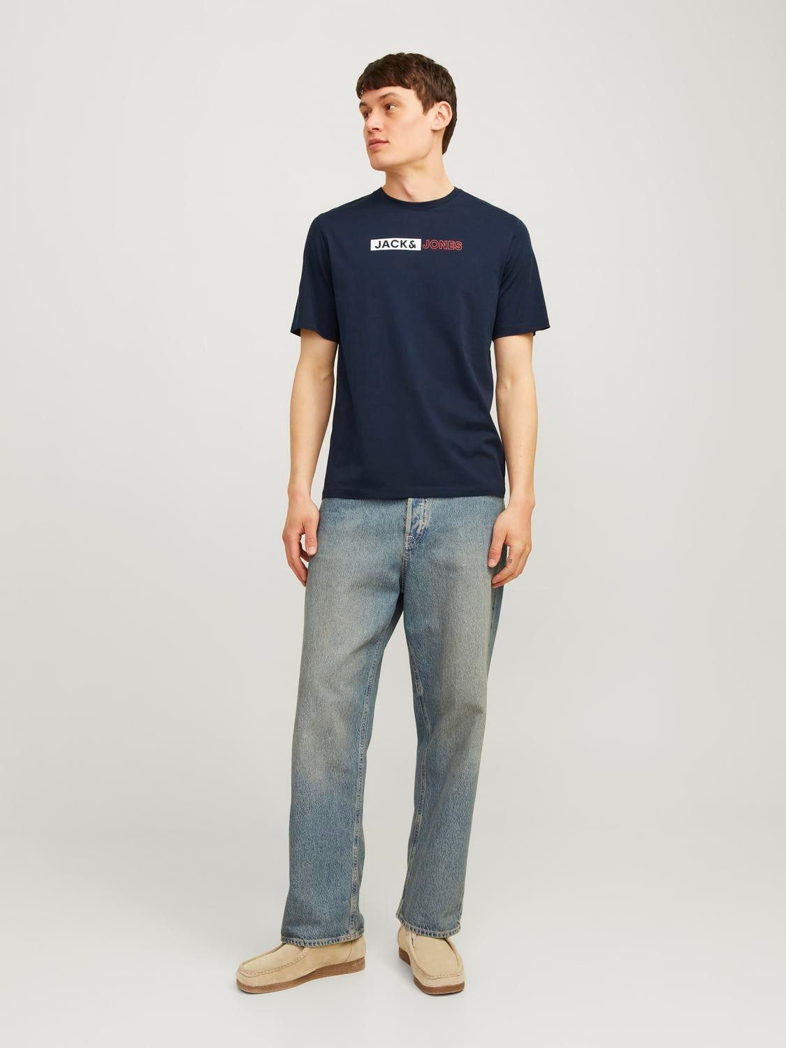 Jack & Jones Shirt met ronde hals JJECORP LOGO TEE PLAY SS O-NECK NOOS