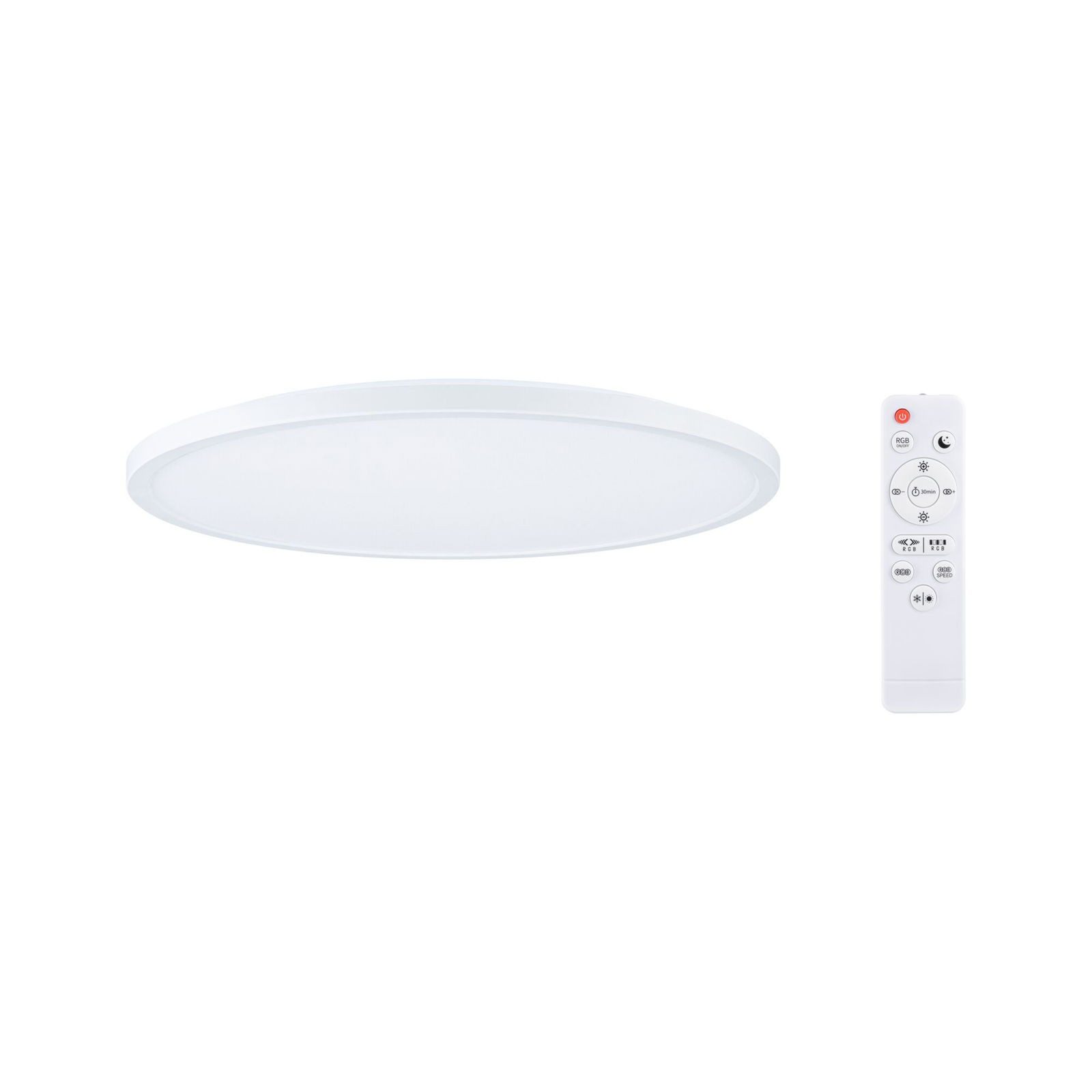 Paulmann Led-paneel LED paneel Atria Shine rond 400mm 323W 2700lm RGB+ dimbaar (1 stuk) led plafondlampen wit
