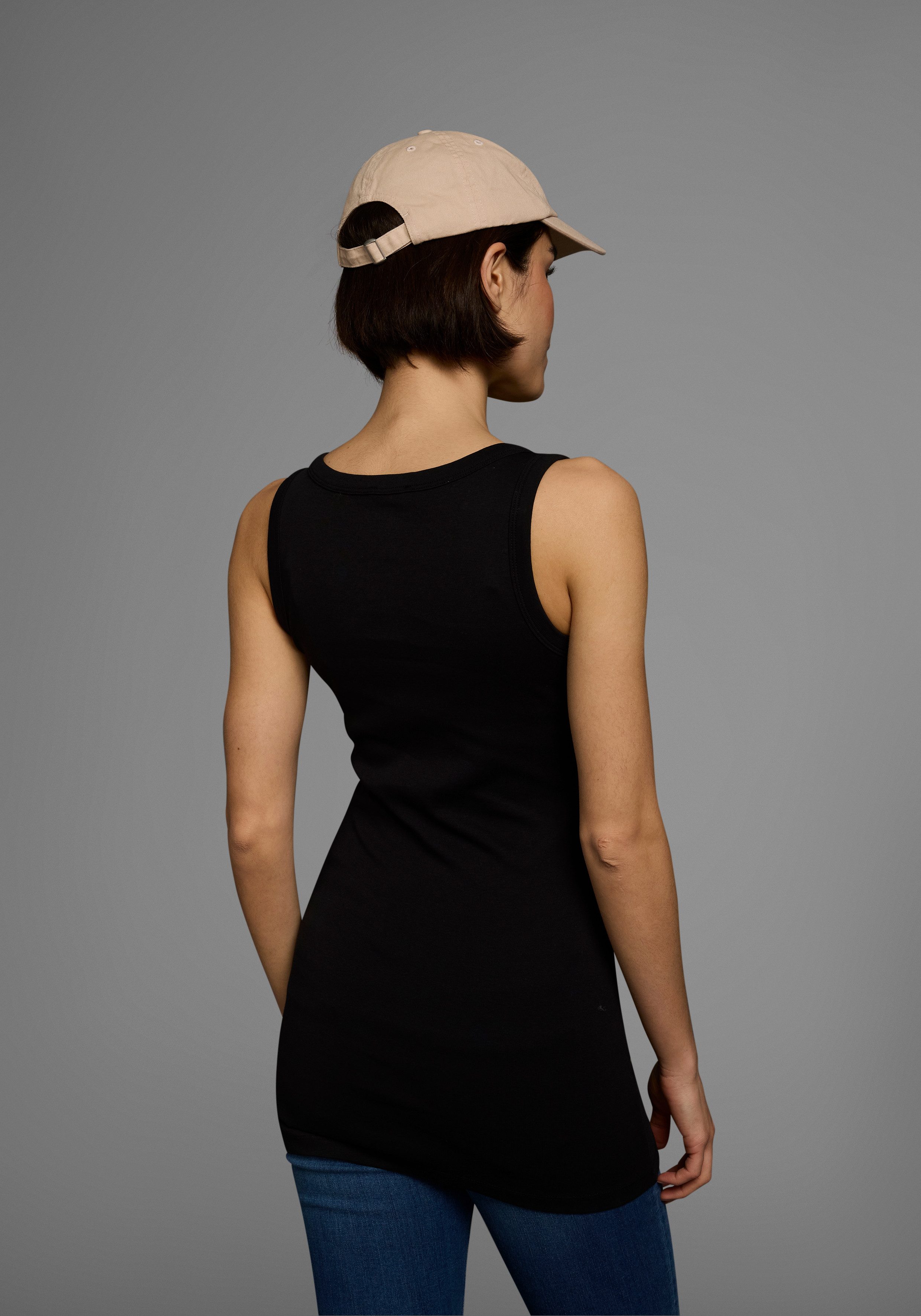 Flashlights Tanktop in een lang model (2-delig, Set van 2)