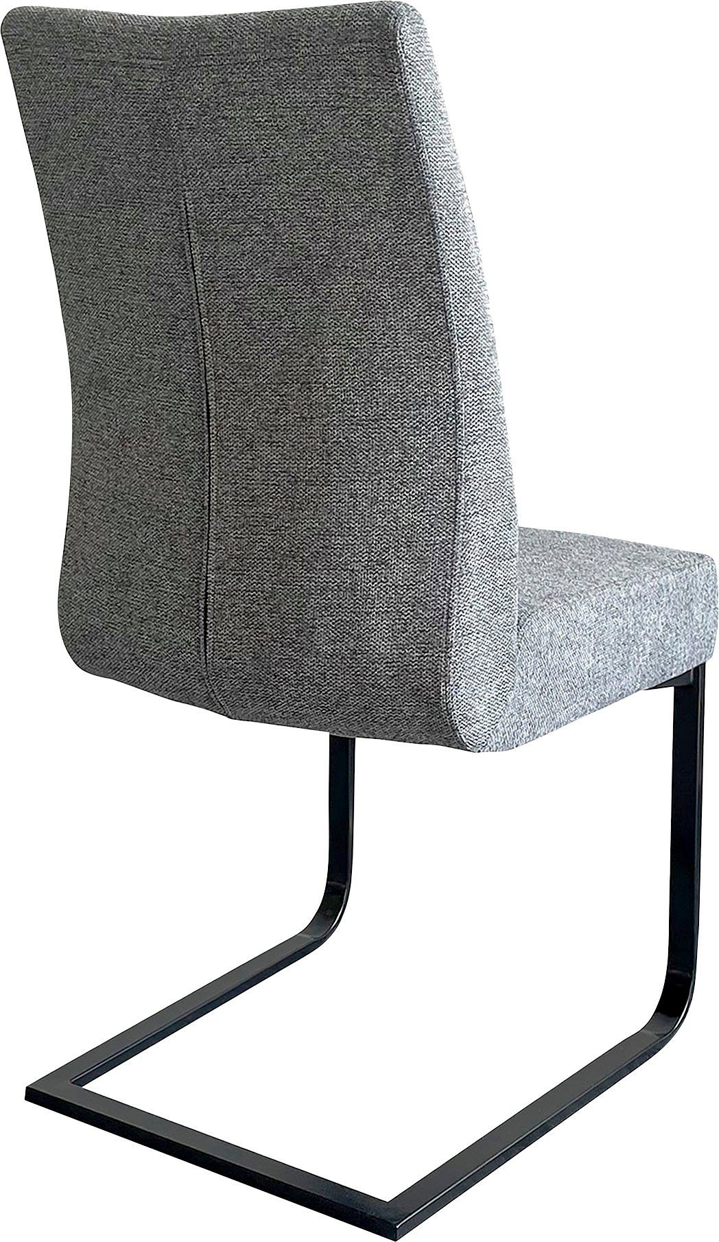 byLIVING Eetkamerstoel Marlen XXL belastbaar tot 150 kg, vintage bekleding, sledestoel (set, 2 stuks)