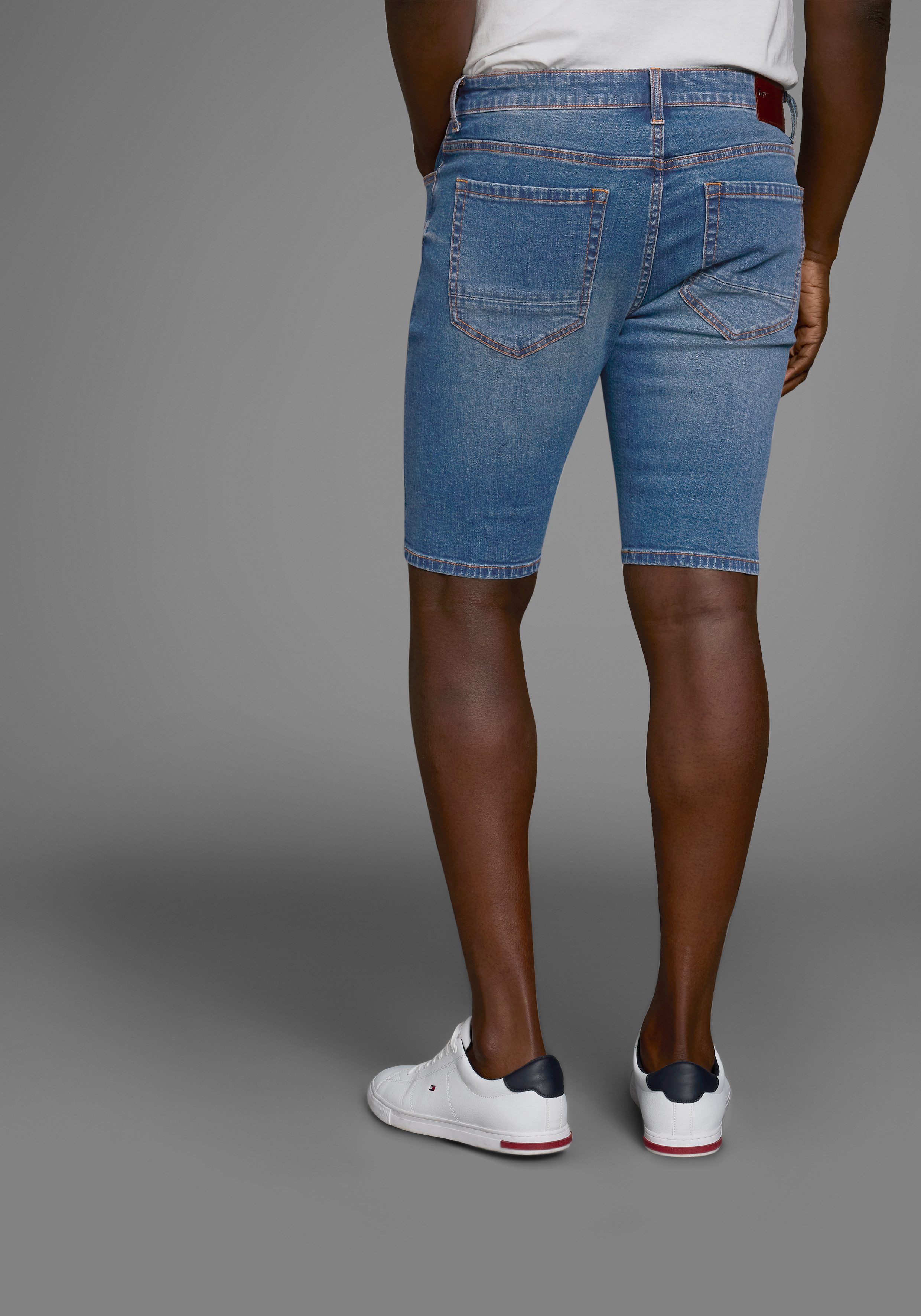 Bruno Banani Jeansshort Hutch-Shorts lage taillehoogte