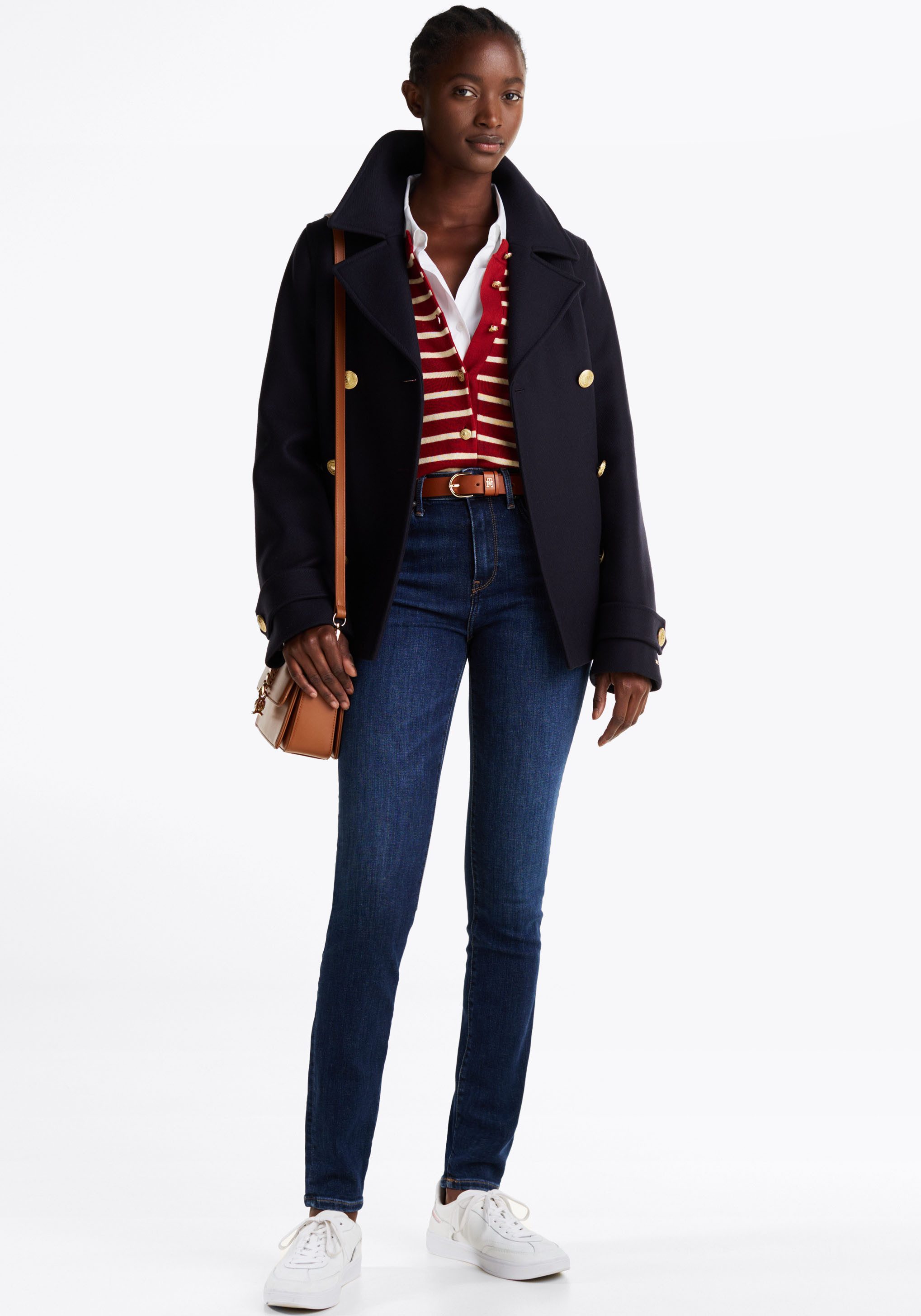 Tommy Hilfiger Skinny fit jeans HERITAGE COMO SKINNY RW met tommy hilfiger logo-badge