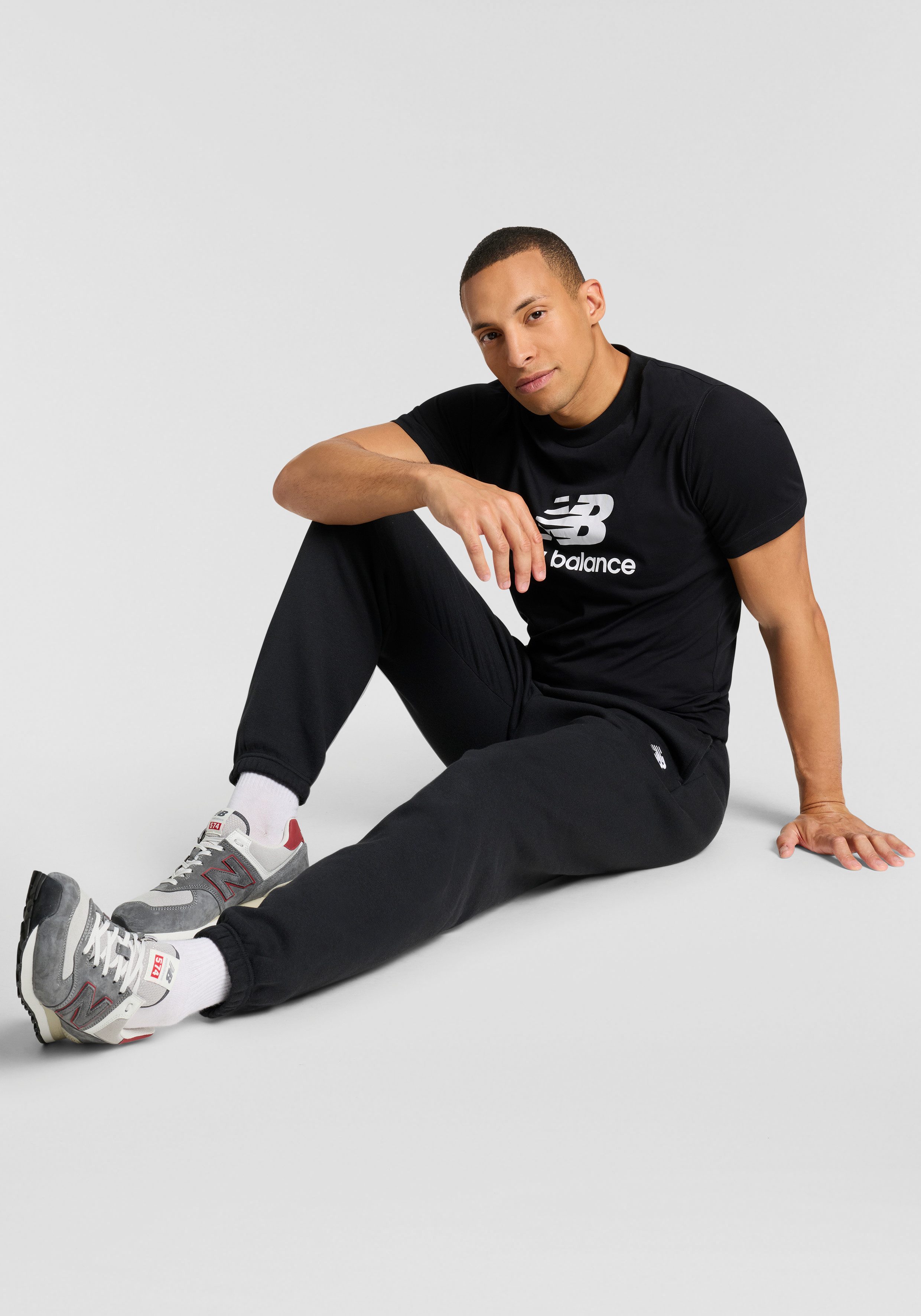 New Balance T-shirt Sport Essentials logo T-shirt NB NAVY