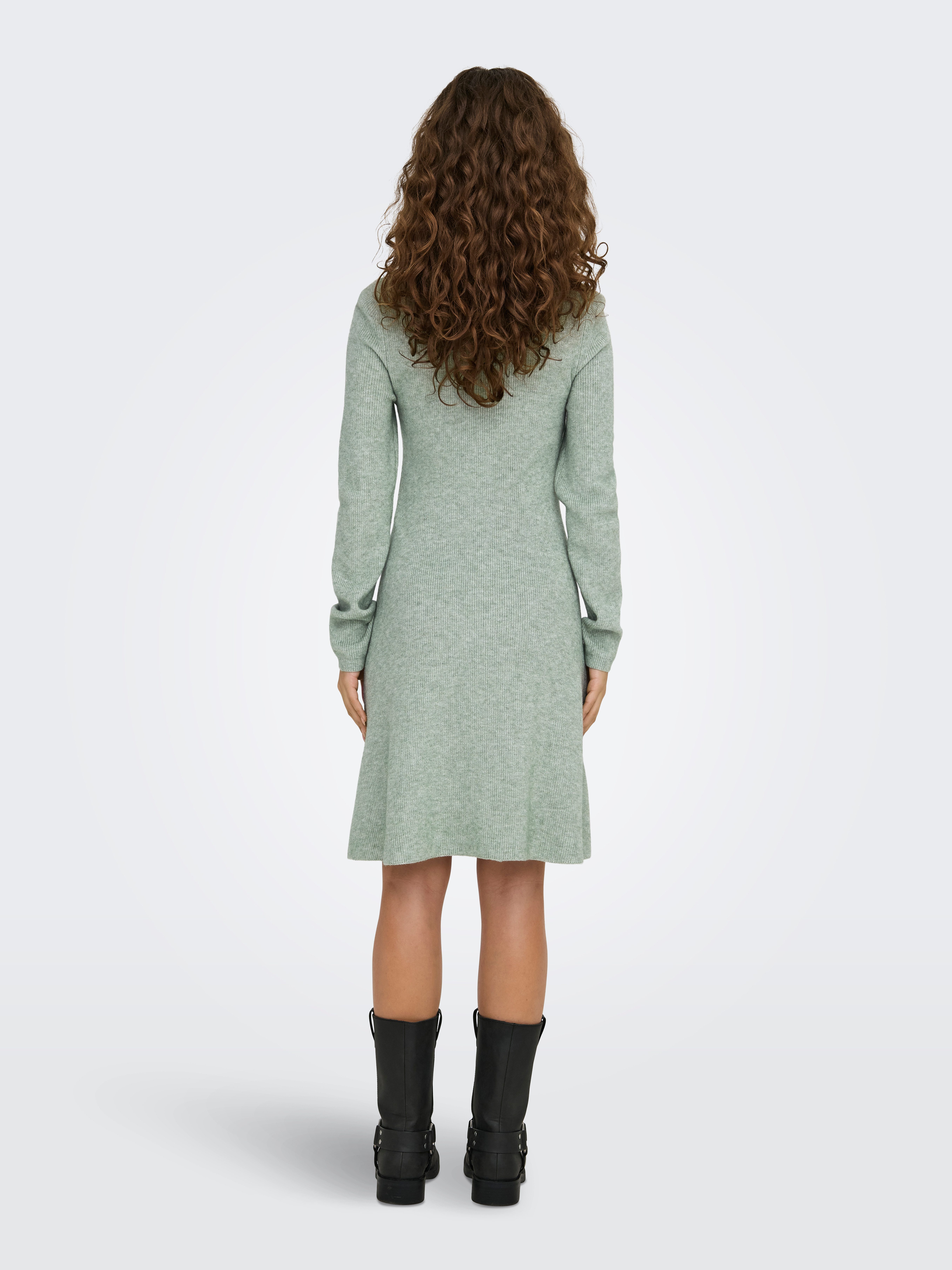 Only Midi-jurk ONLLATIA LS DRESS EX KNT