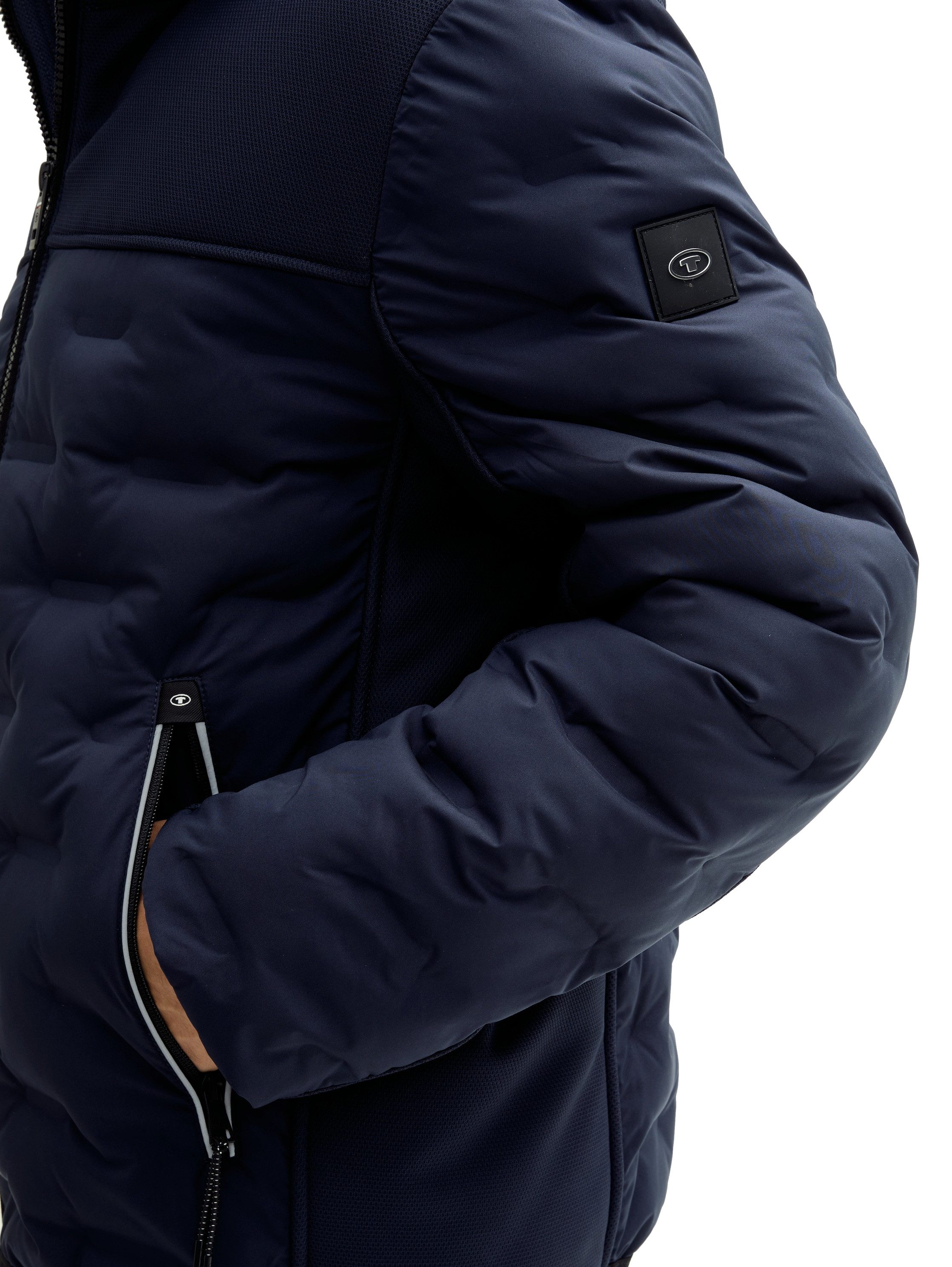 Tom Tailor Gewatteerde jas met een capuchon