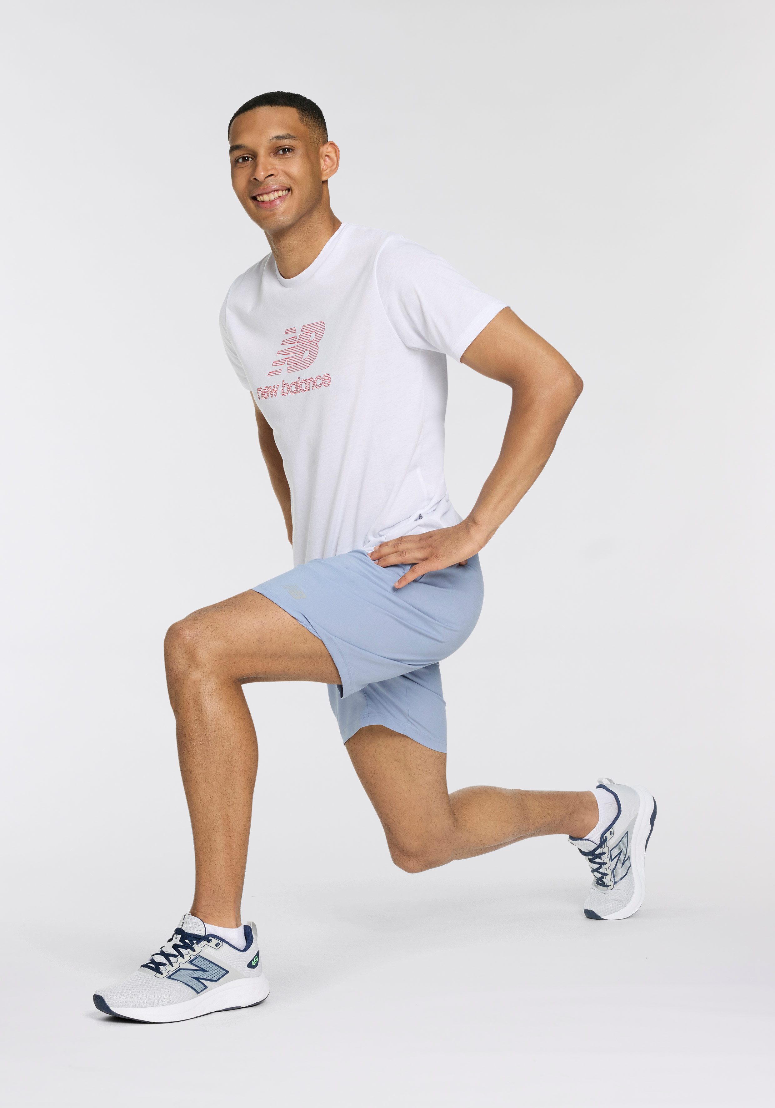 New Balance Runningshirt HEATHERTECH LOGO T-SHIRT