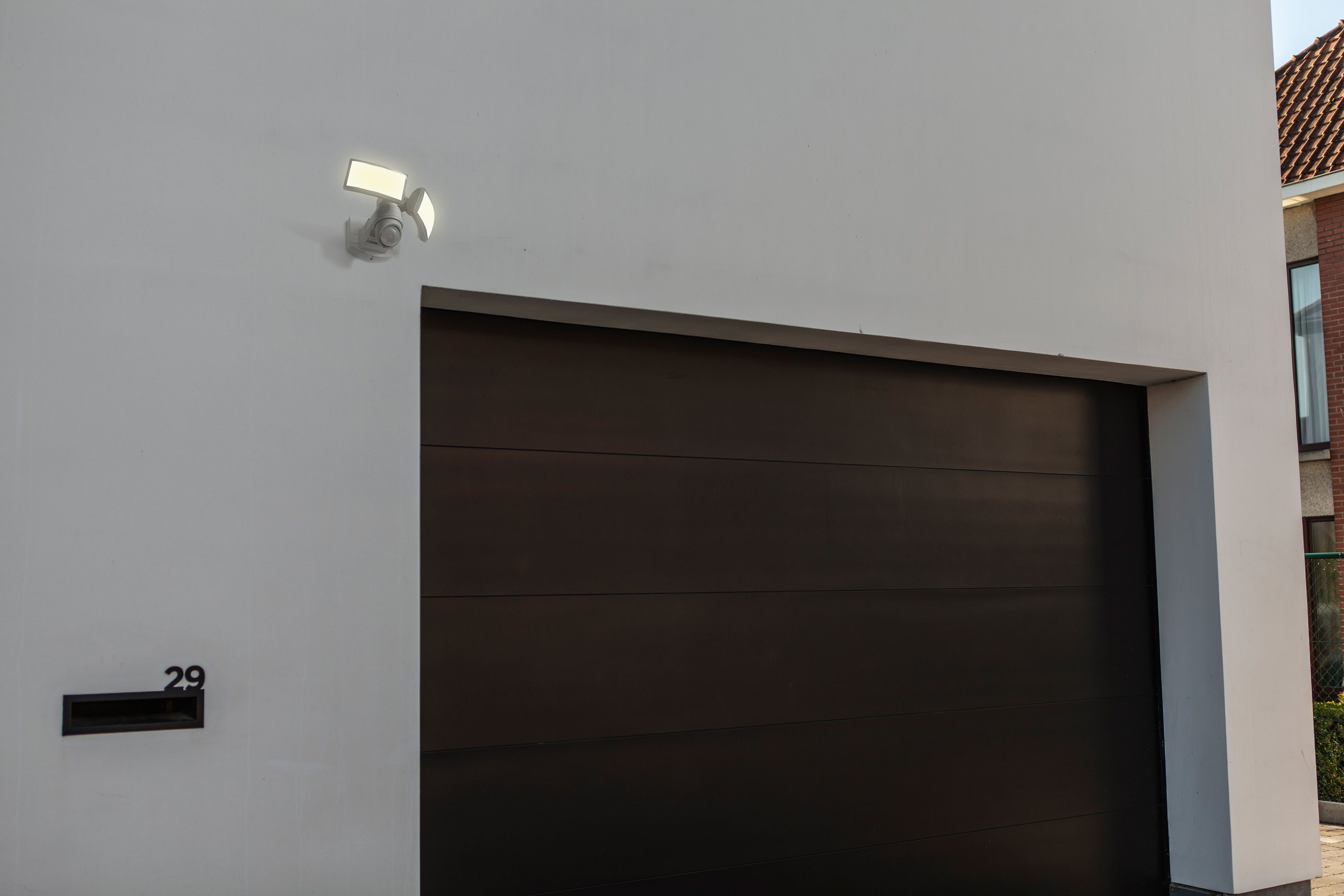 LUTEC Ledwandlamp voor buiten Arc Instelbare lampenkappen (1 stuk)