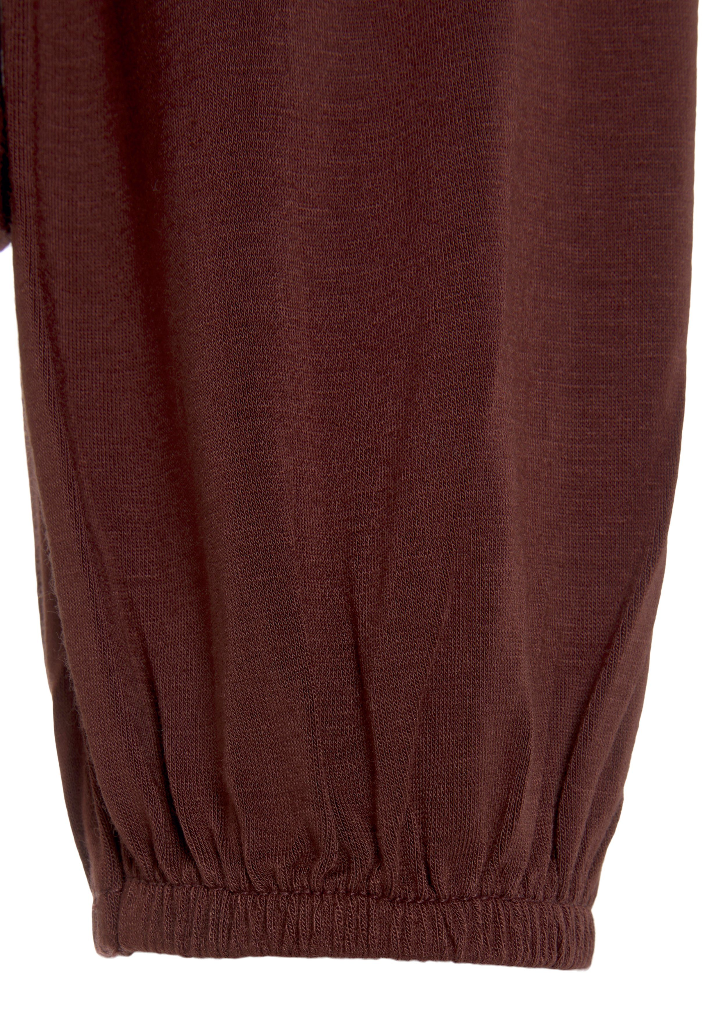 Lascana Shirt met lange mouwen Met wijde mouwen van zachte viscose-stretch (2-delig, Set van 2)