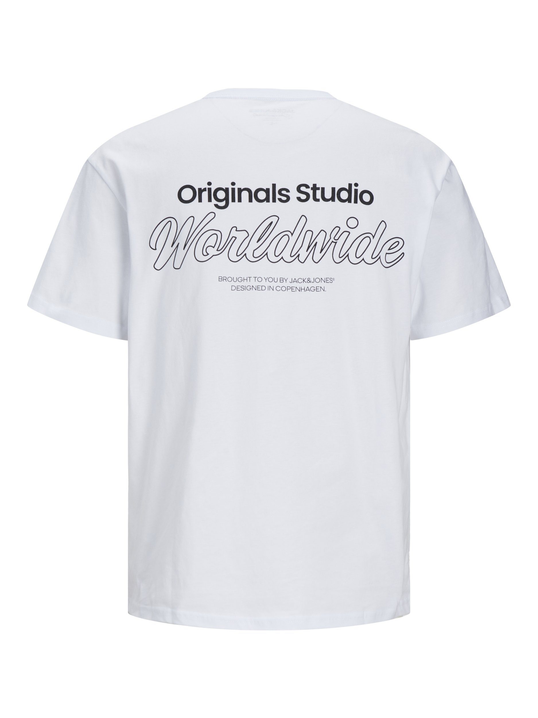 Jack & Jones Shirt met ronde hals JORVESTERBRO BACK TEE SS CREW NECK SN
