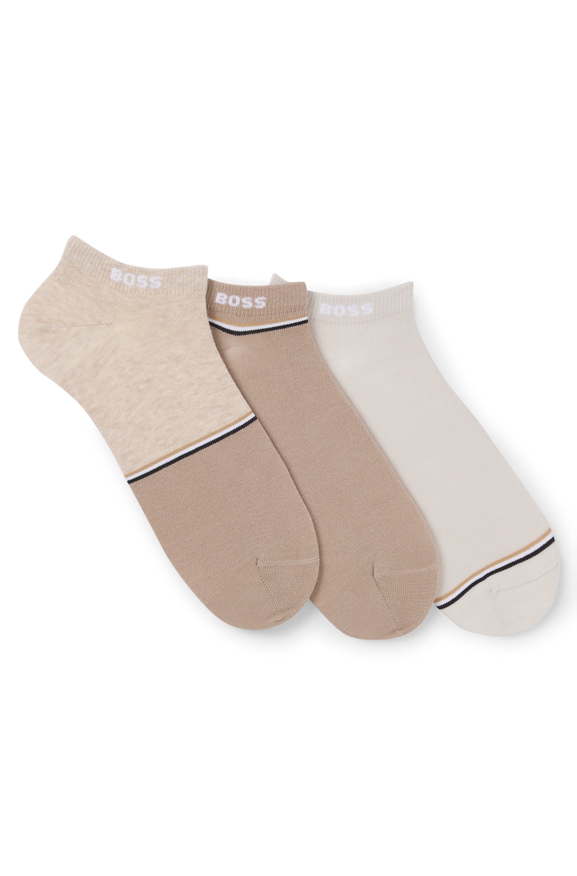 BOSS Vrijetijdssokken 3P AS Colorblock (set, 3 paar) heren sokken maat 39-42