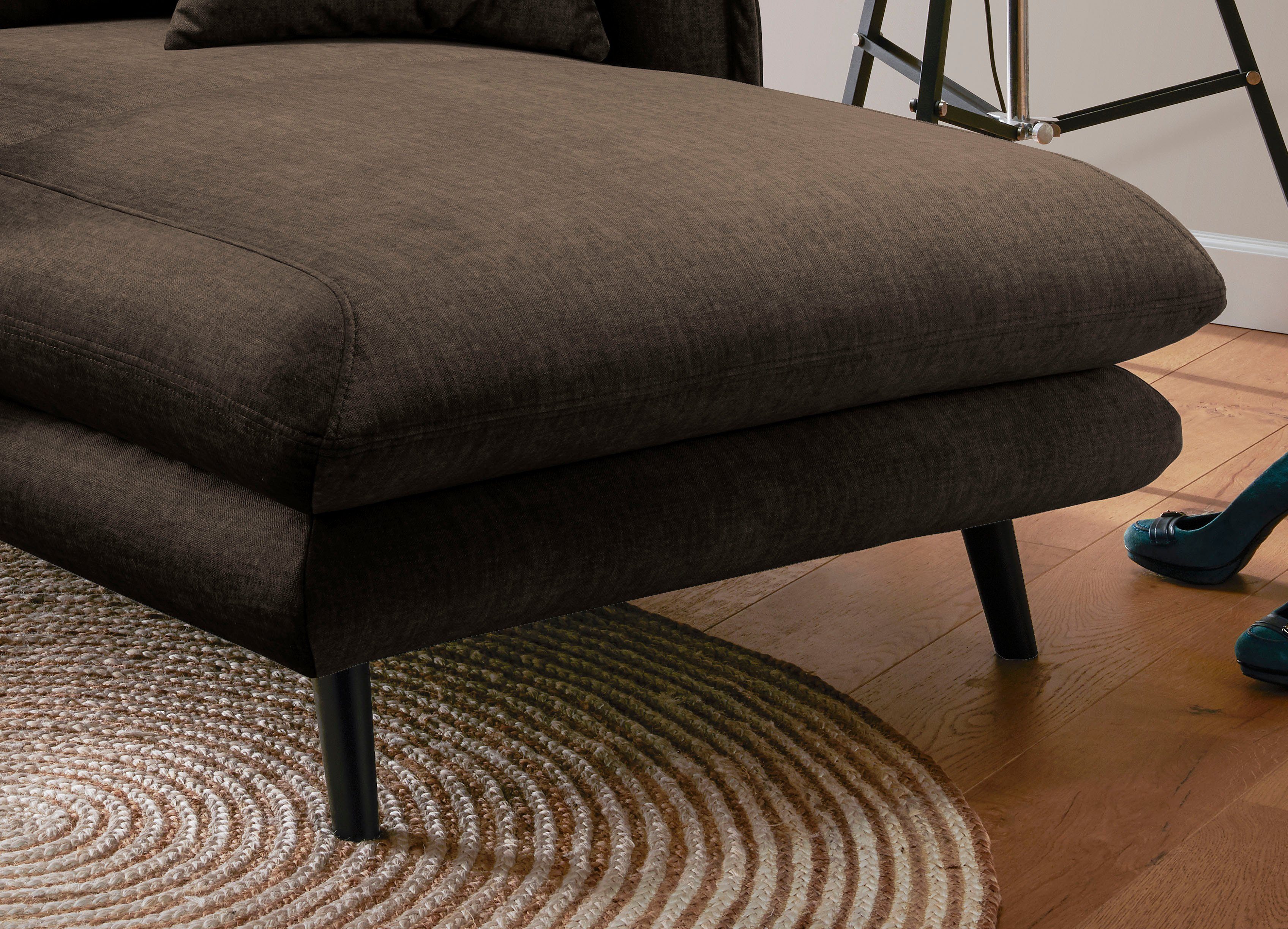 INOSIGN Loveseat LAZIO moderne fauteuil met een comfortabele bekleding, 2 stuks decoratieve sierkussens