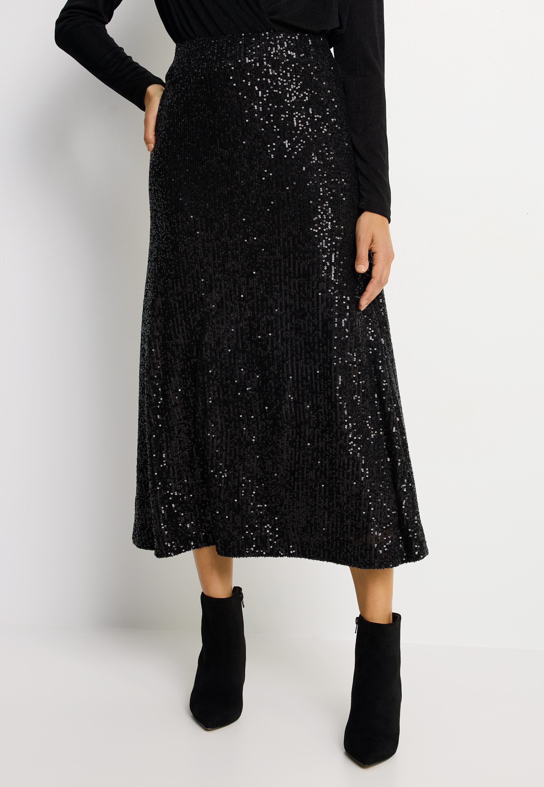 Lascana Highheel-laarsjes in spitse vorm & naaldhak, ritslaars vegan