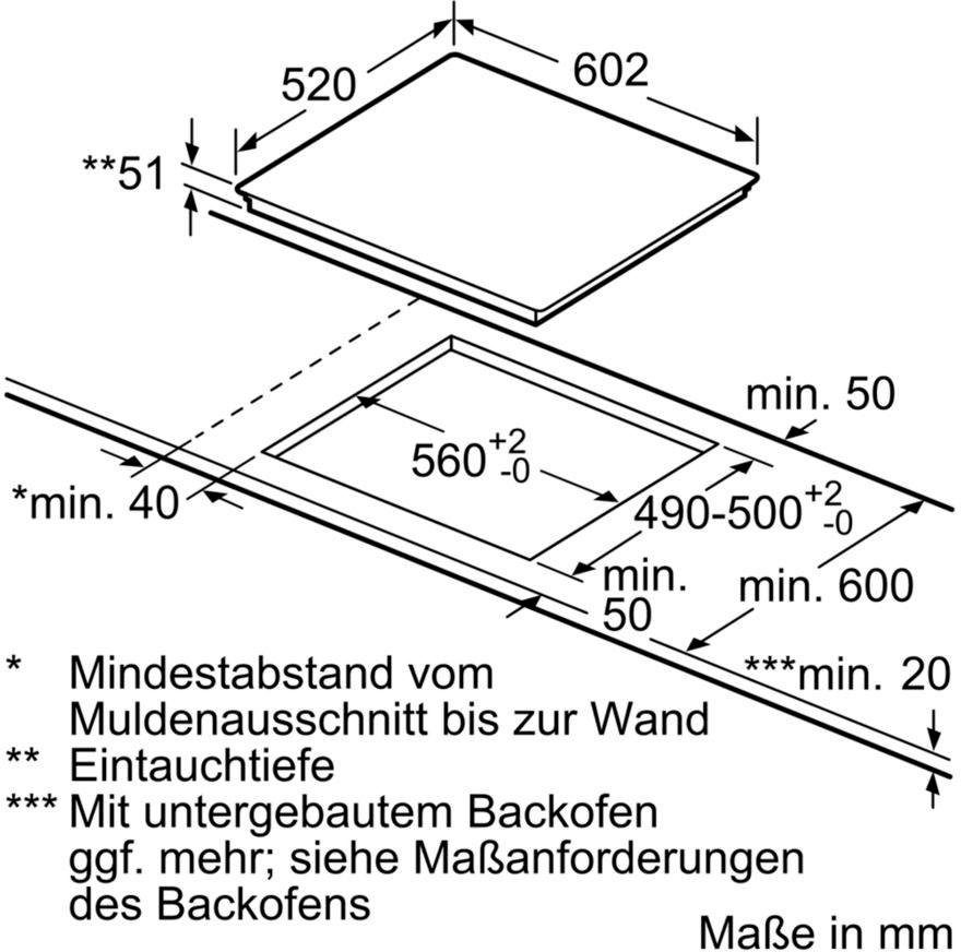SIEMENS Flex-inductiekookplaat van SCHOTT CERAN® EX675LXC1E