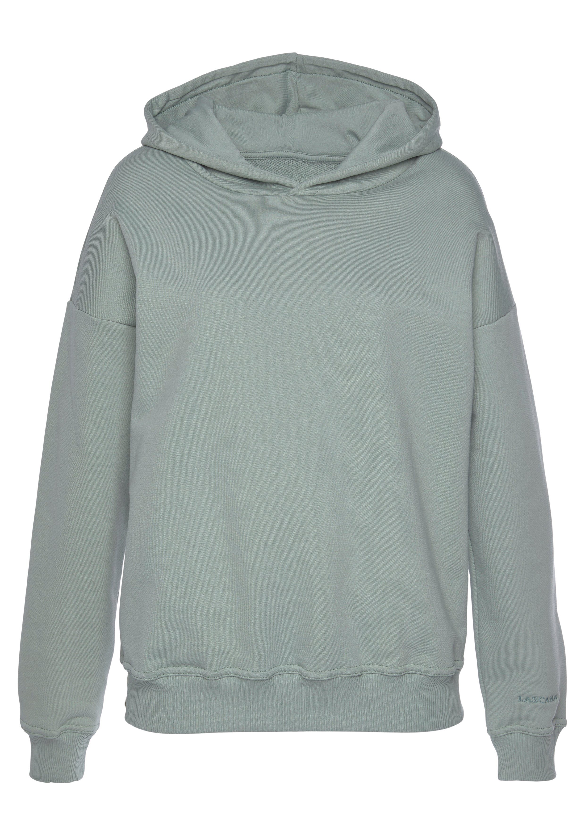 Lascana Hoodie van biologische katoen, loungewear