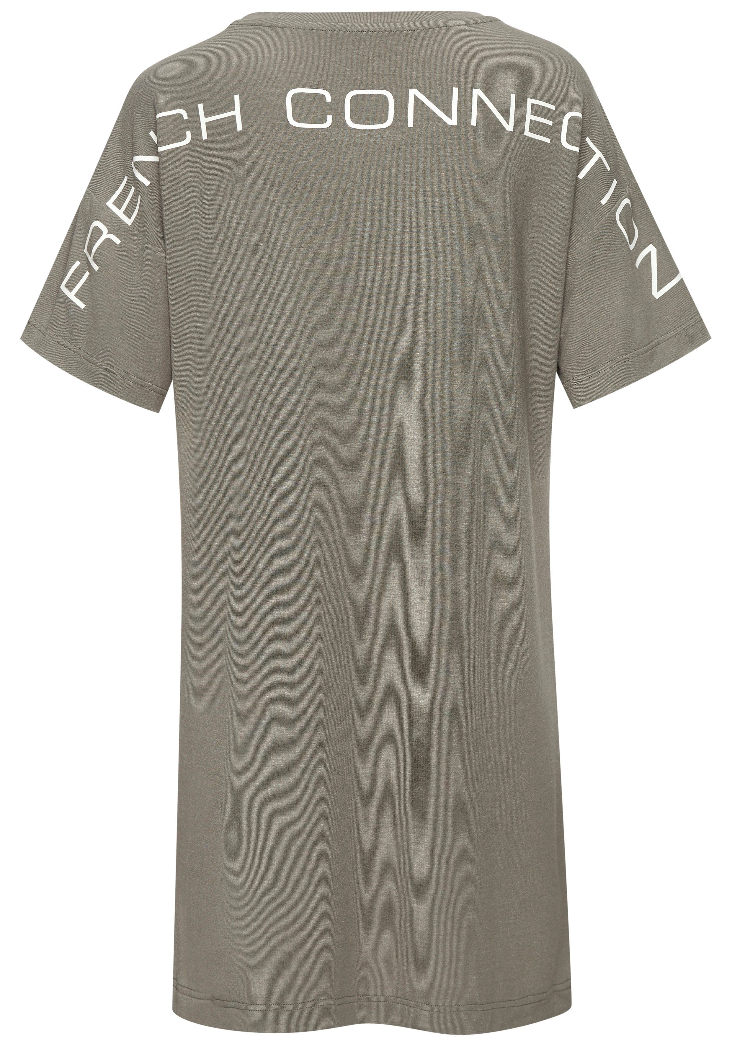 French Connection Nachthemd met grote logoprint op de rug