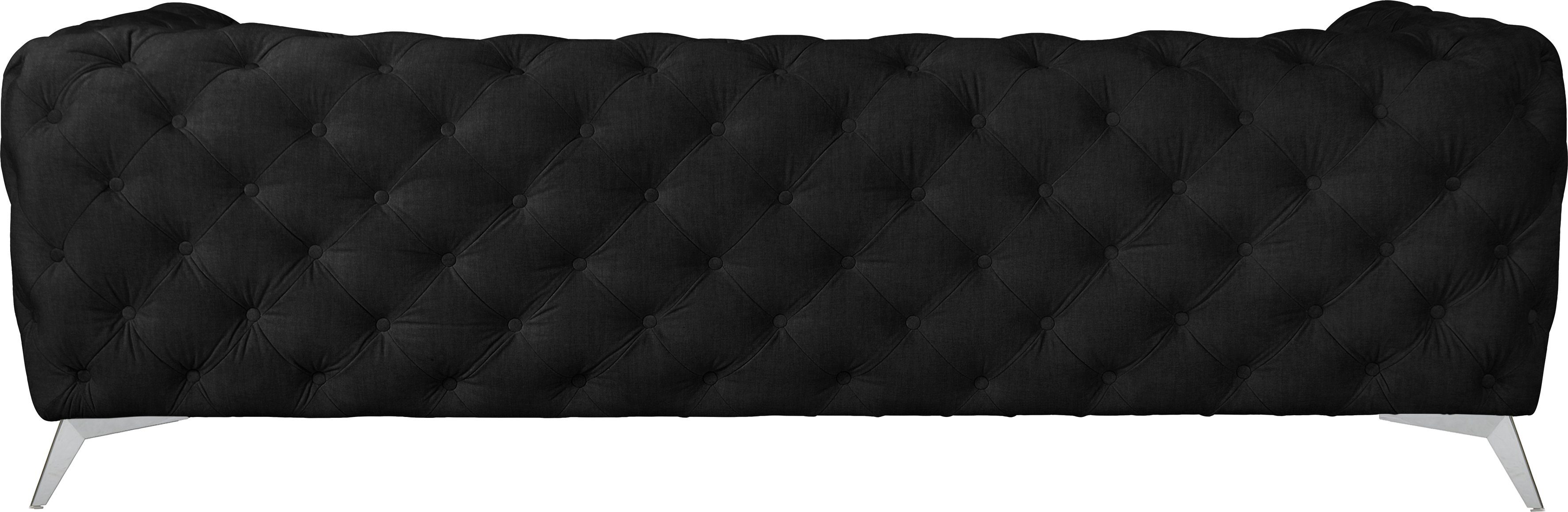 Leonique Chesterfield-bank Glynis luxueuze capitonnage, moderne chesterfield look, kleur van de poten ter keuze