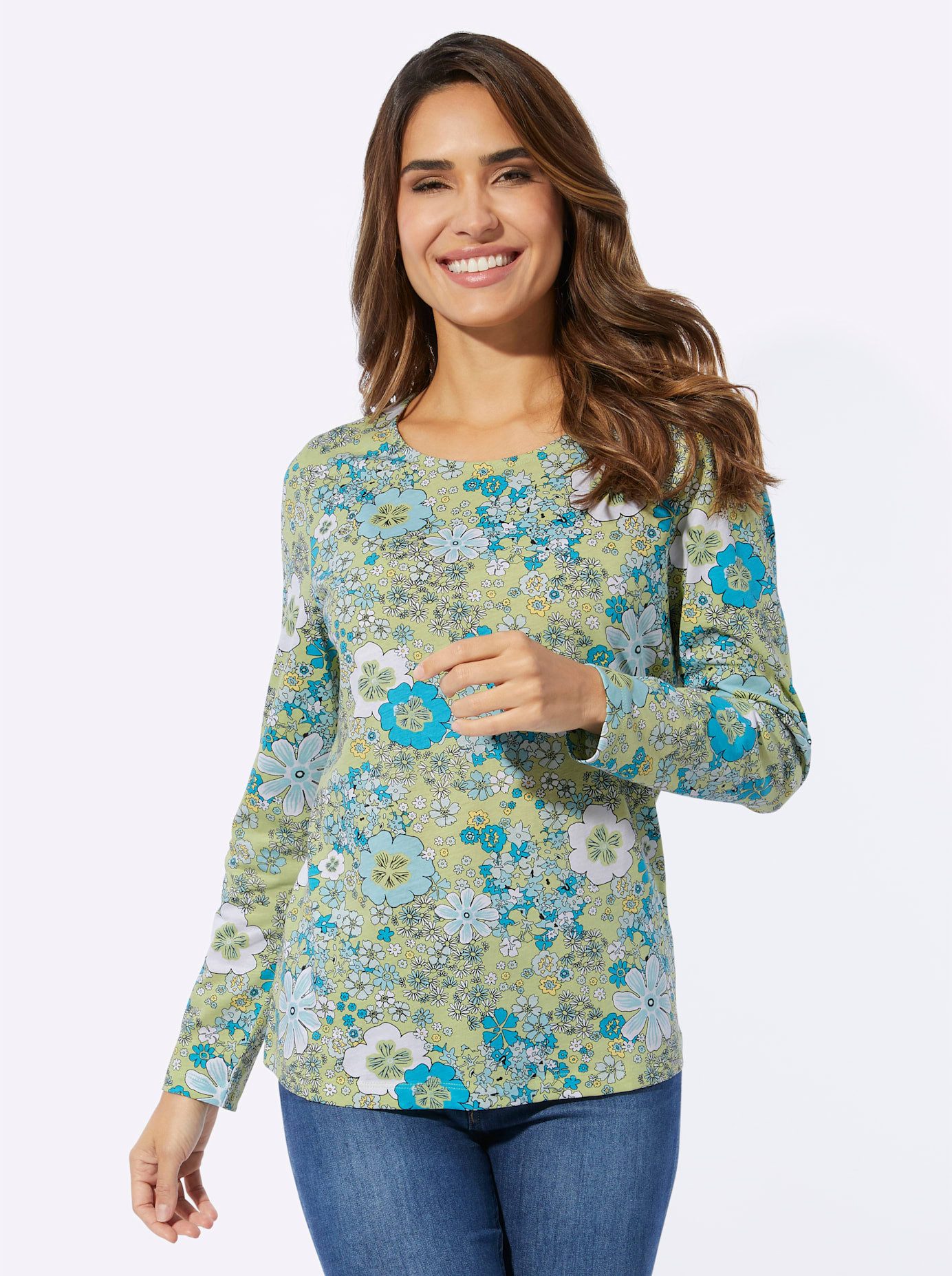 Classic Basics Shirt met lange mouwen (1-delig)