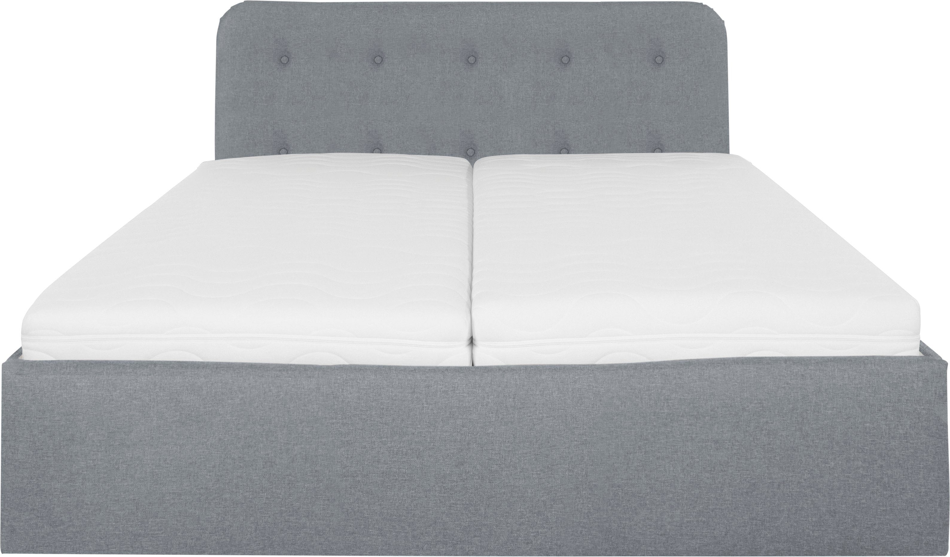 Westfalia Polsterbetten Gestoffeerd bed Rostock ook verkrijgbaar met extra opbergruimte en verstelbare hoofdsteunen