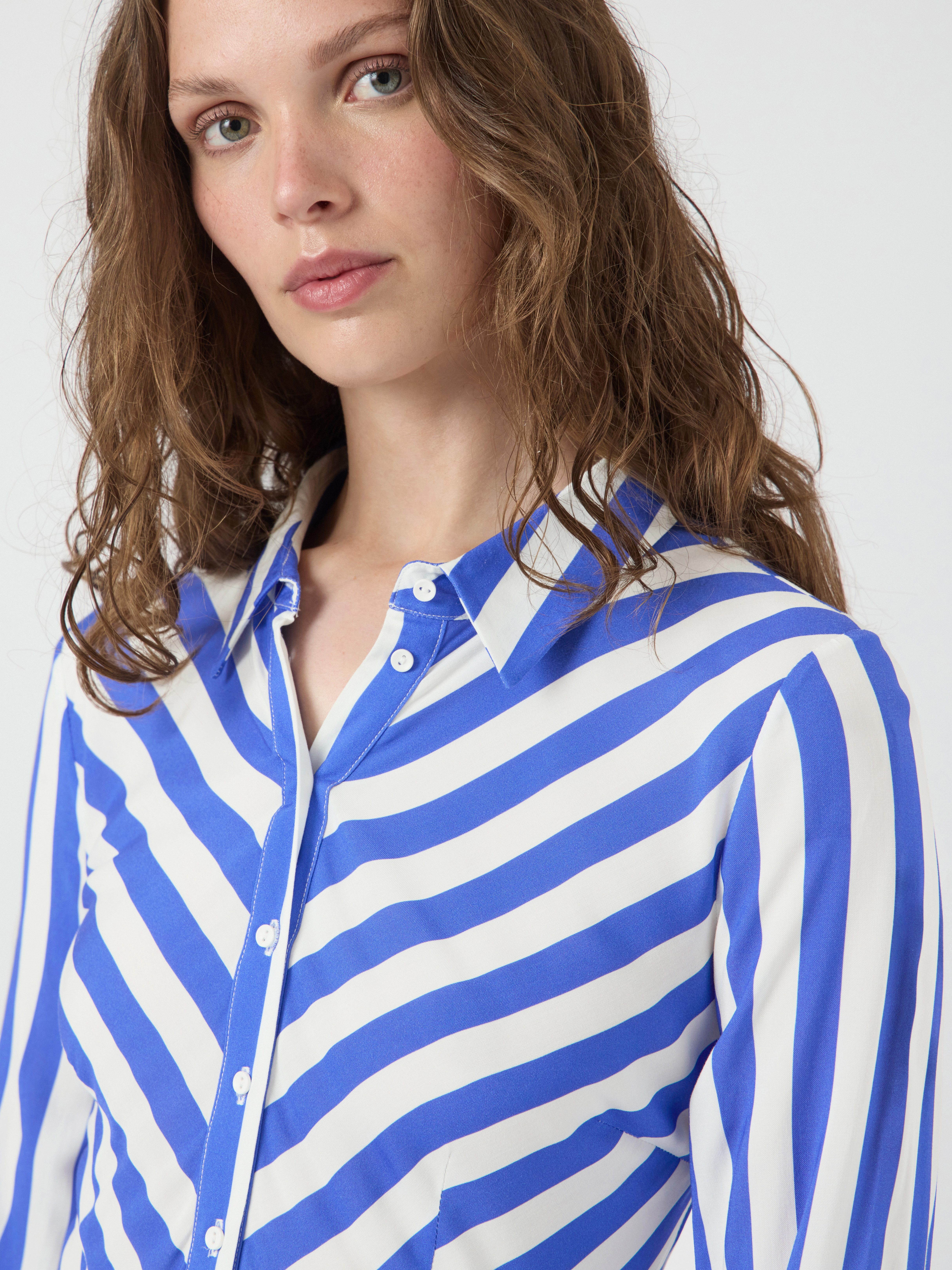 Y.A.S Jurk met overhemdkraag YASSAVANNA LONG SHIRT DRESS